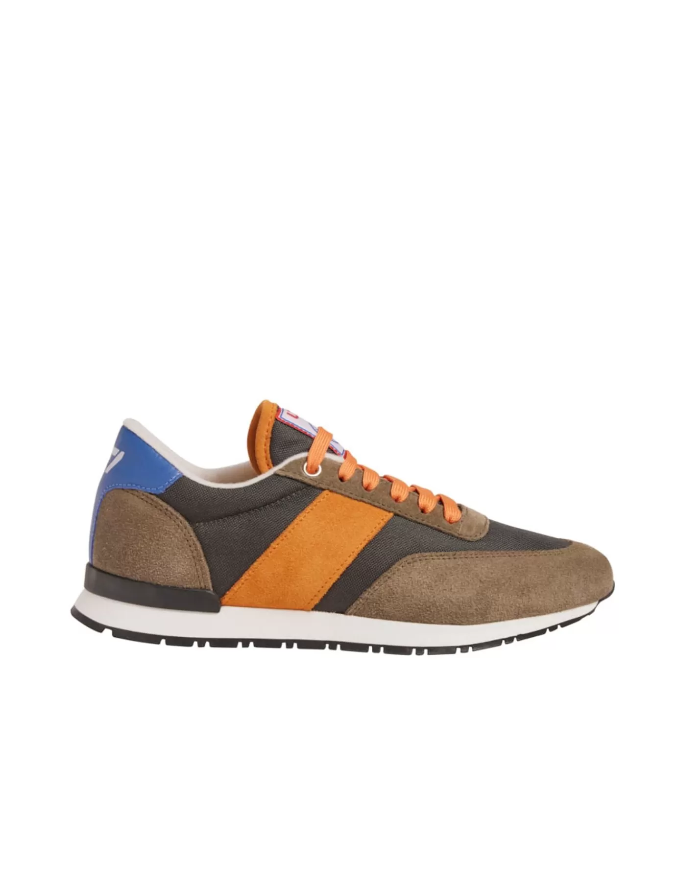 Ines De La Fressange Paris Baskets "77" Unisexes kaki/orange/bleu UZS x Ines