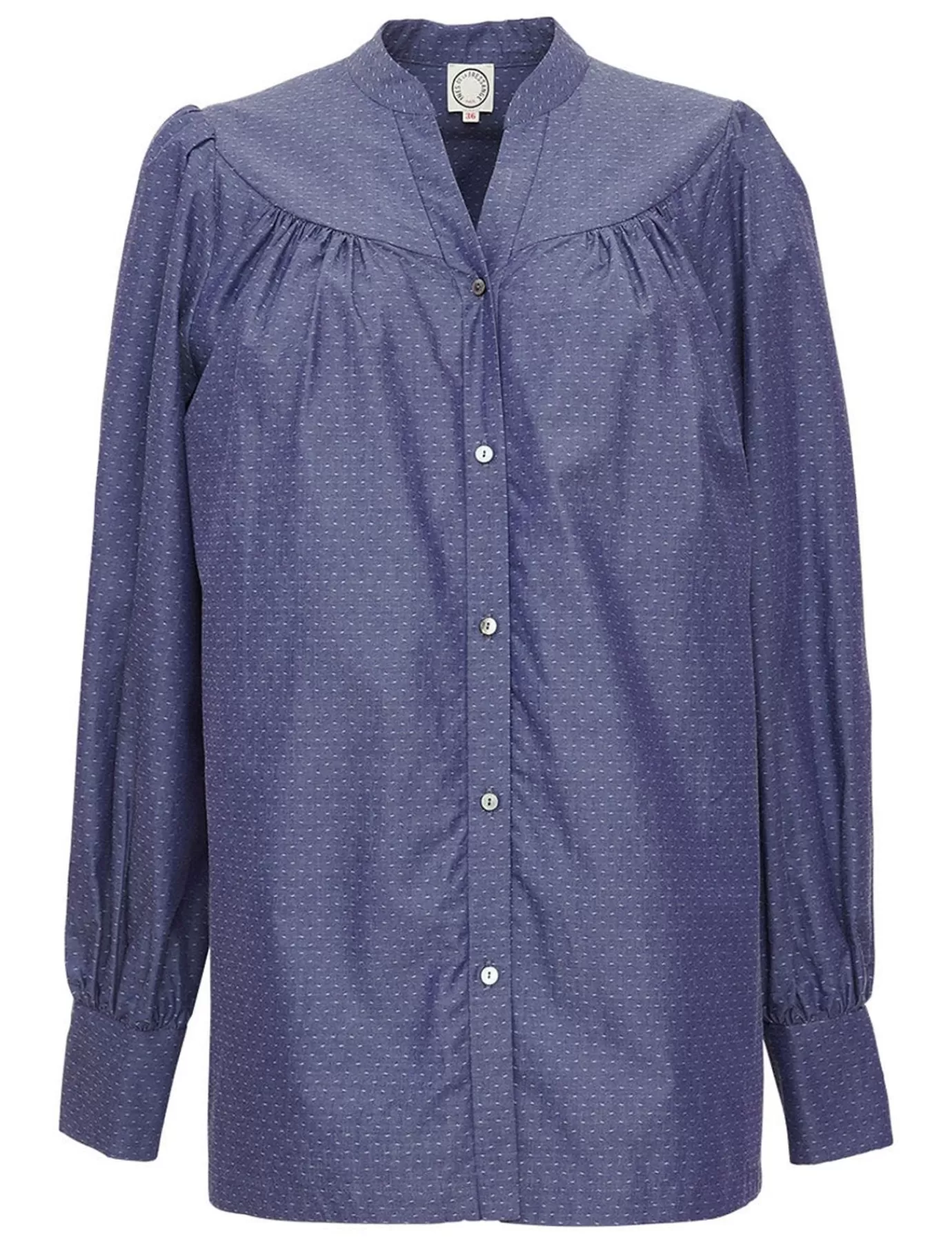 Ines De La Fressange Paris Blouse Ornella bleu denim