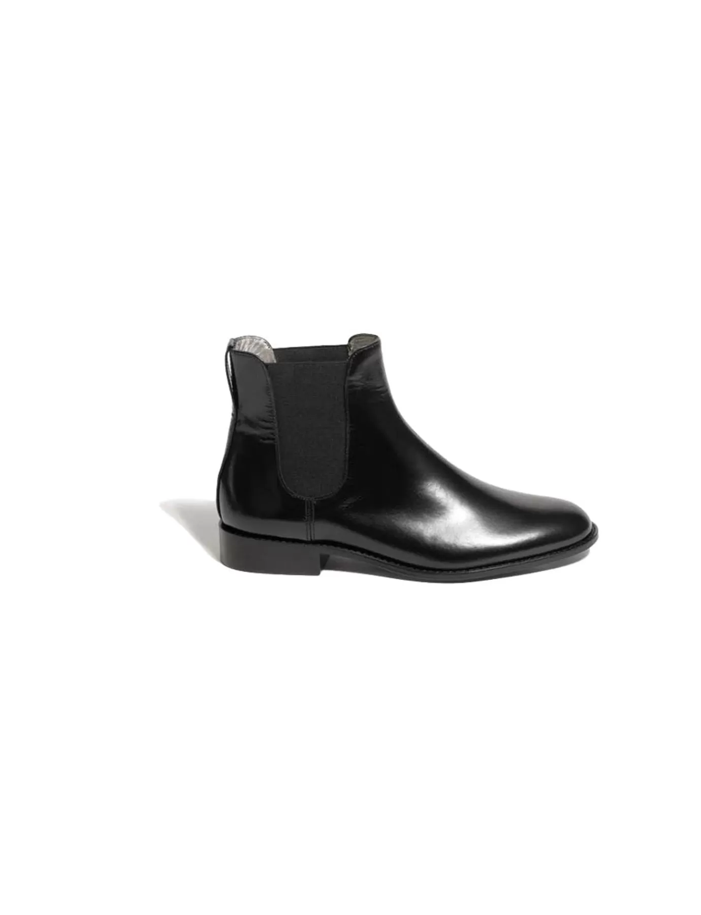 Ines De La Fressange Paris Bottines Chelsea cuir noir