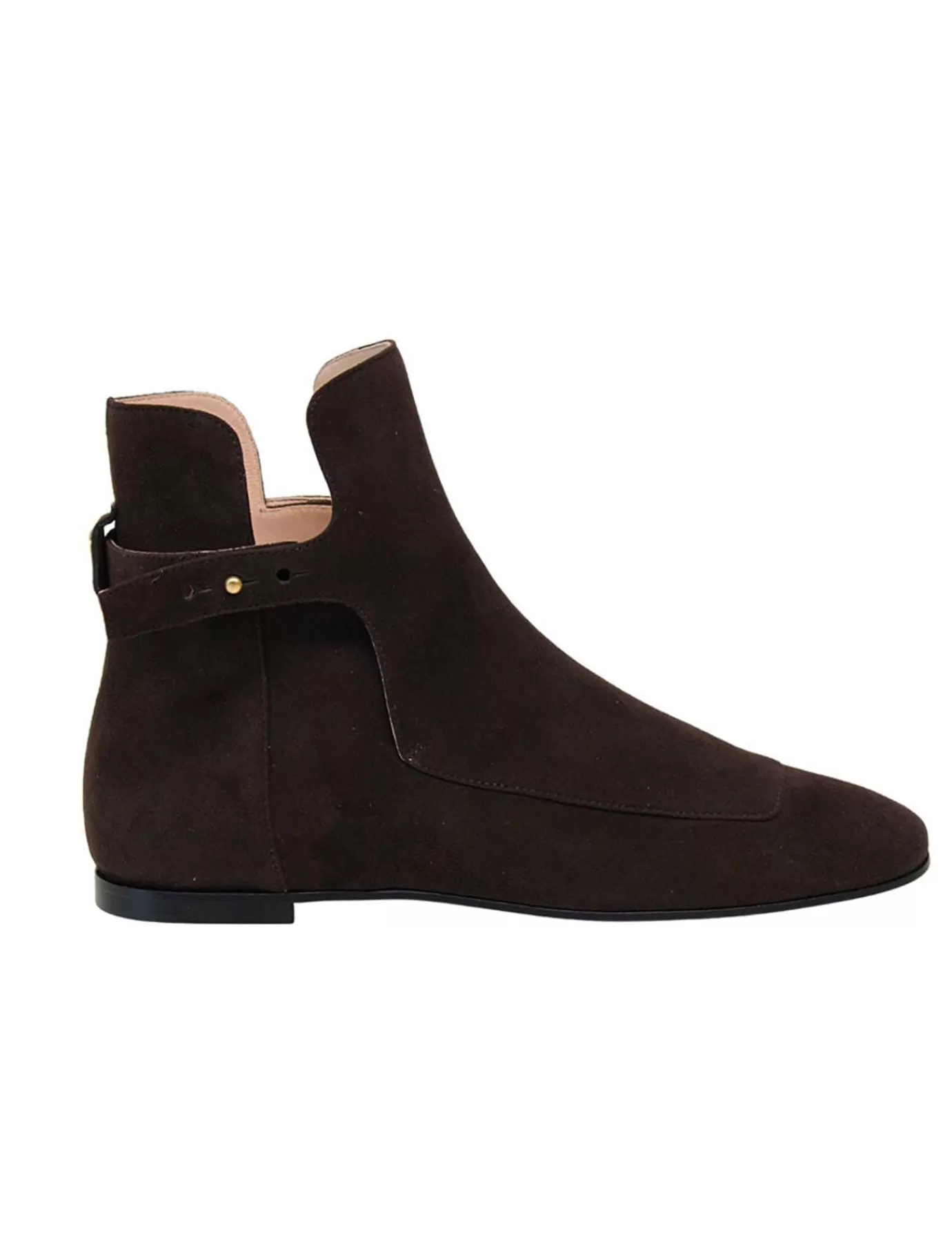 Ines De La Fressange Paris Bottines marrons en daim