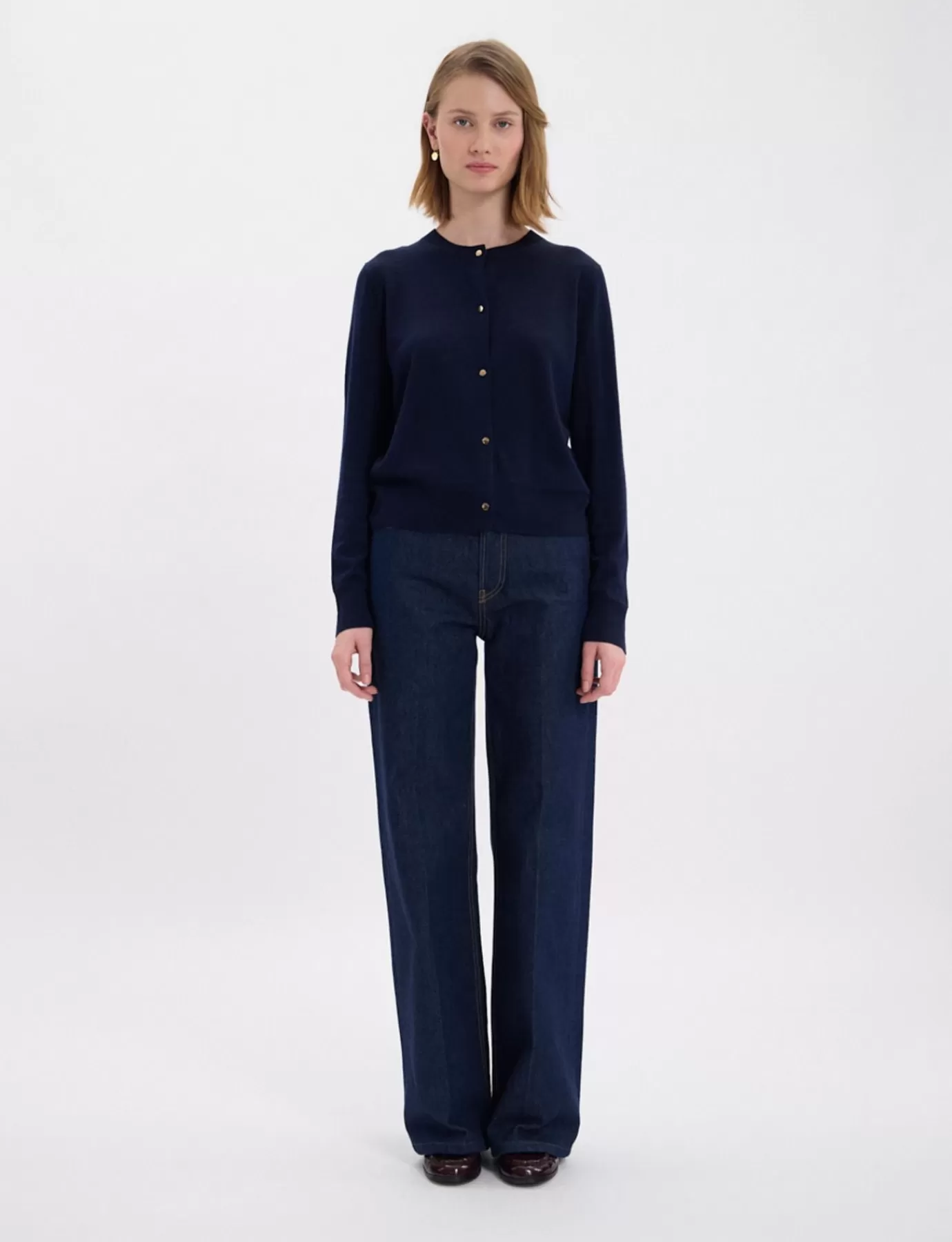 Ines De La Fressange Paris Cardigan Cesarion marine