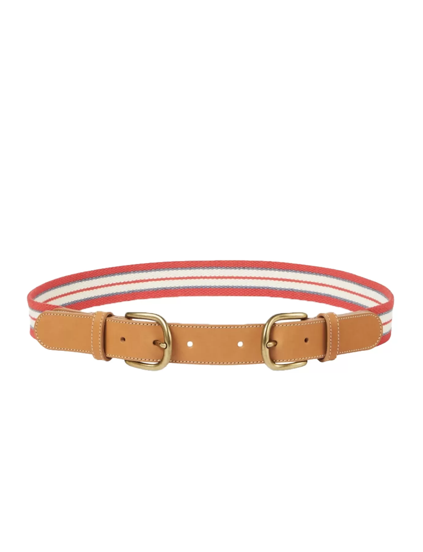 Ines De La Fressange Paris Ceinture Adeline rouge et blanche