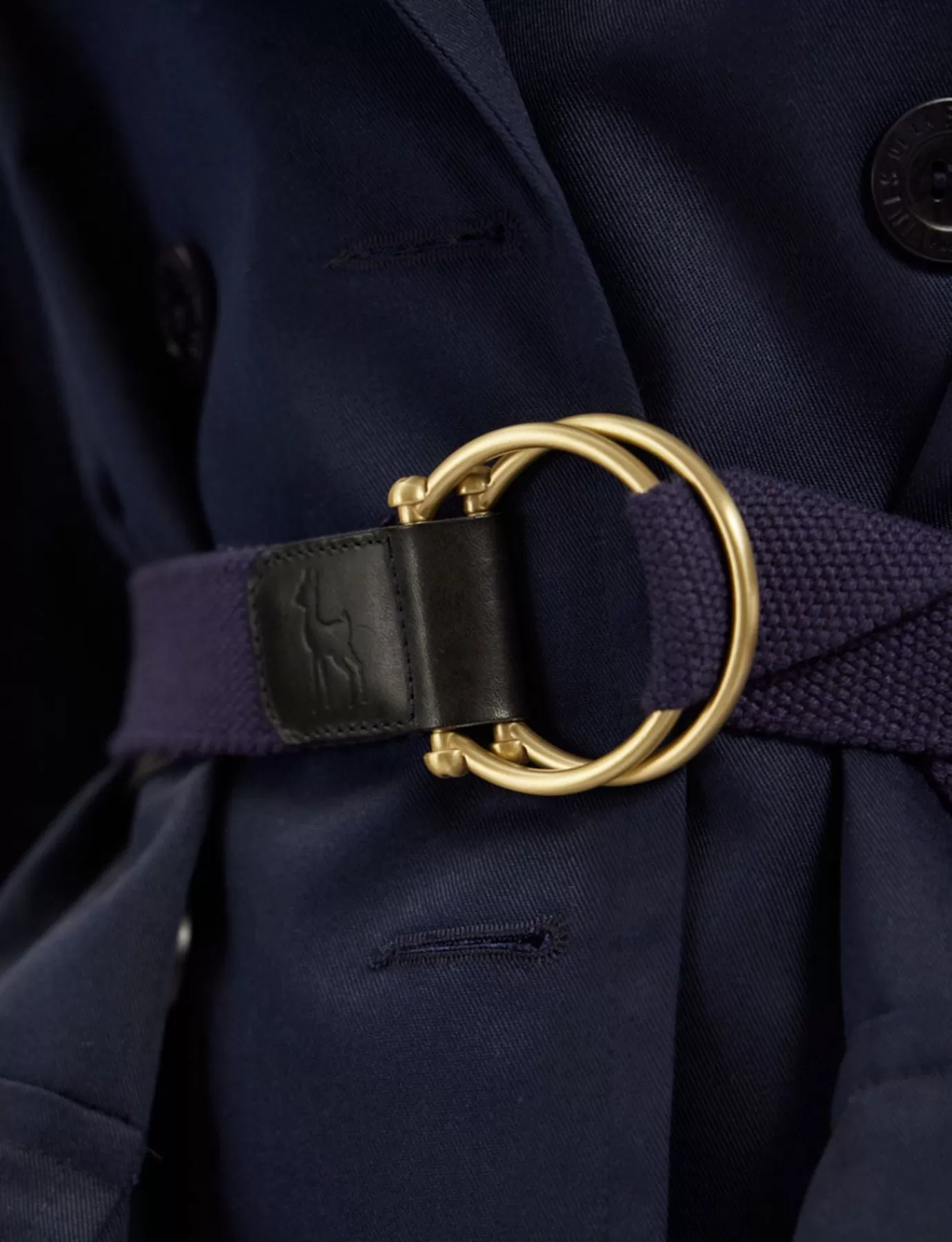 Ines De La Fressange Paris Ceinture Germaine bleu marine