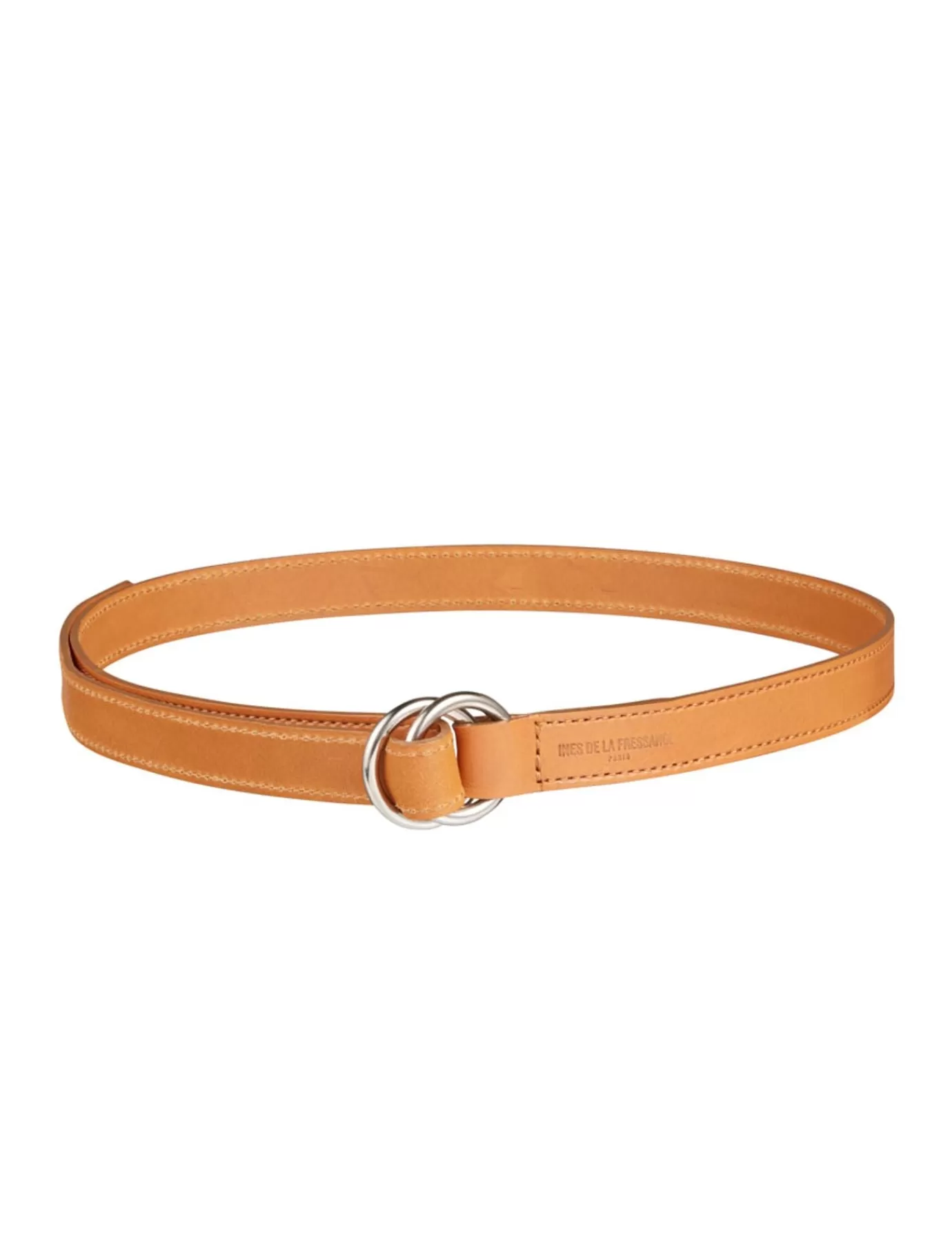 Ines De La Fressange Paris Ceinture Sidonie cuir naturel