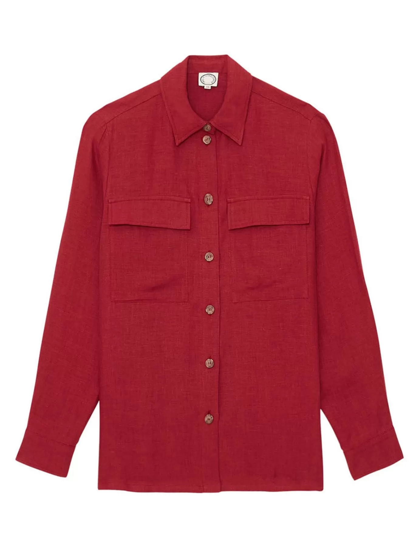 Ines De La Fressange Paris Chemise Chandler en lin framboise