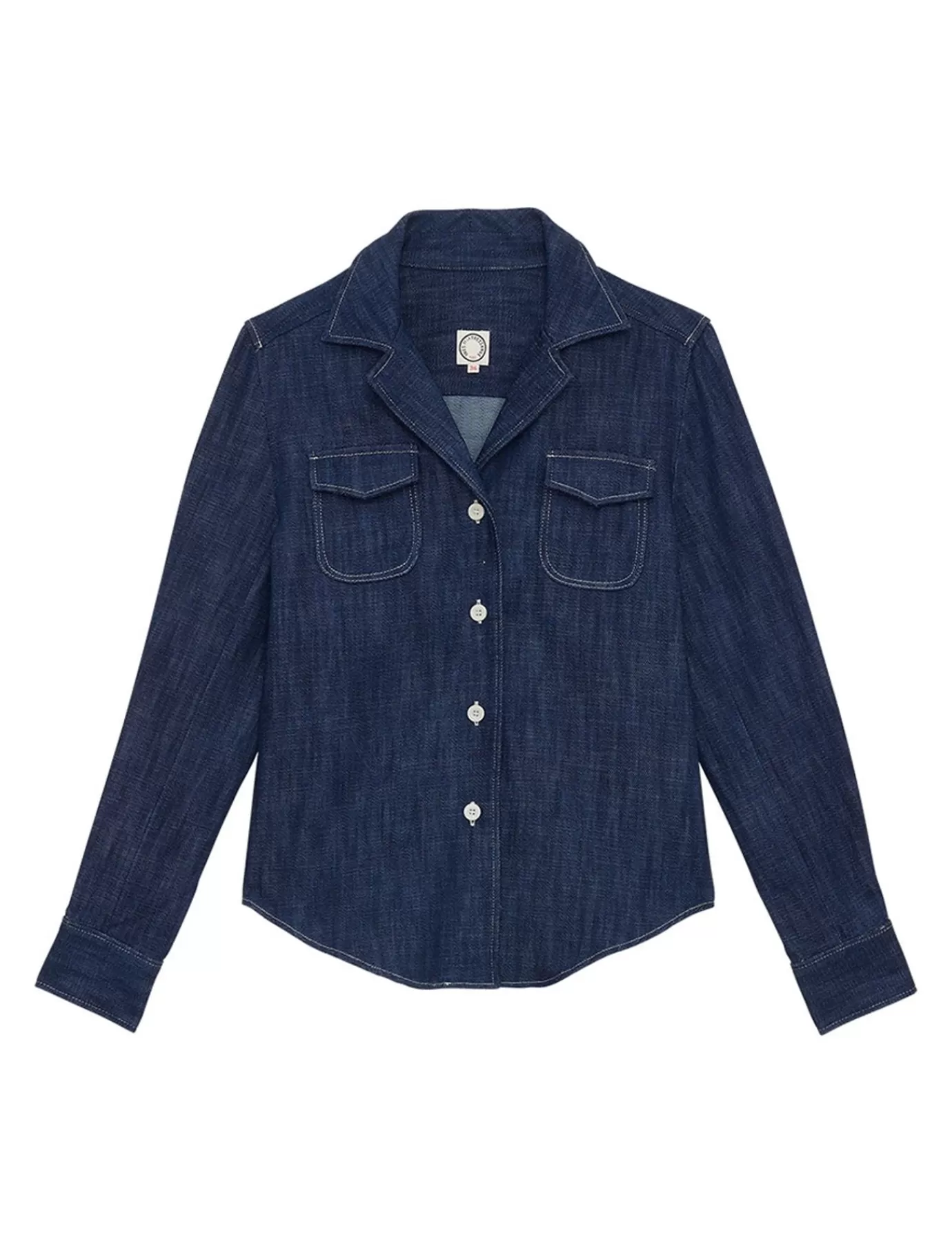 Ines De La Fressange Paris Chemise Evana bleu denim