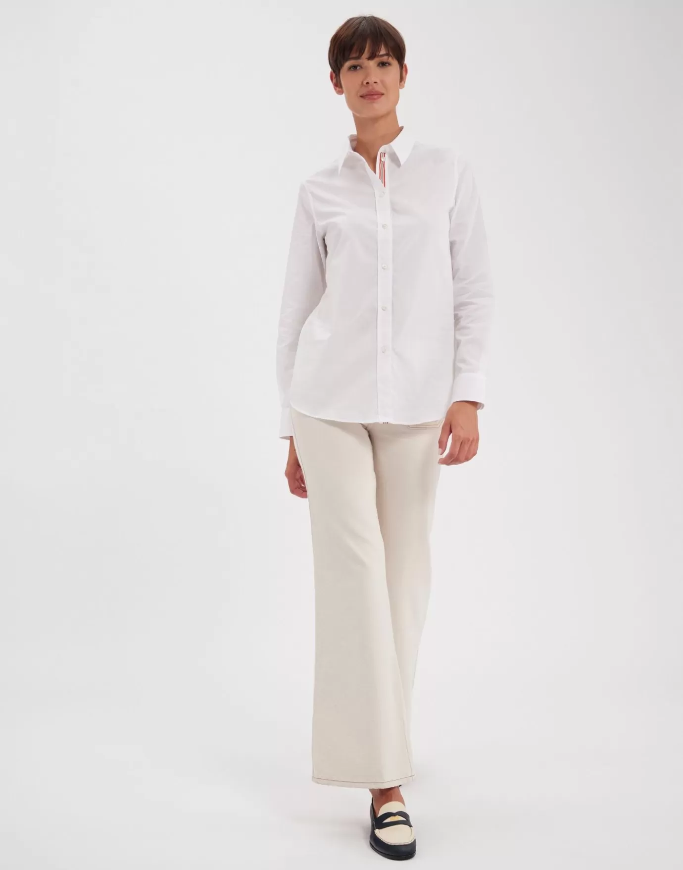 Ines De La Fressange Paris Chemise Martin blanche