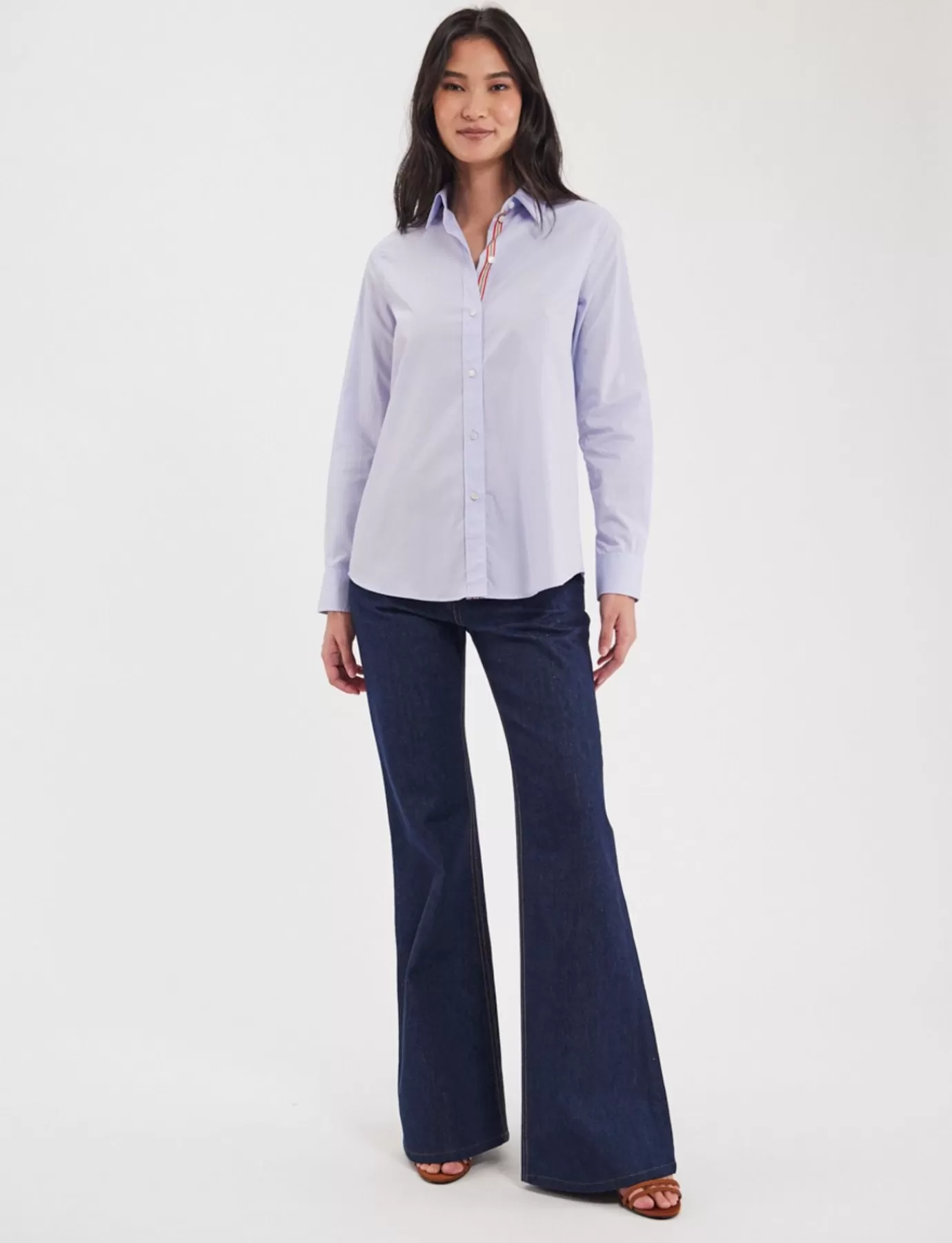 Ines De La Fressange Paris Chemise Martin bleu ciel