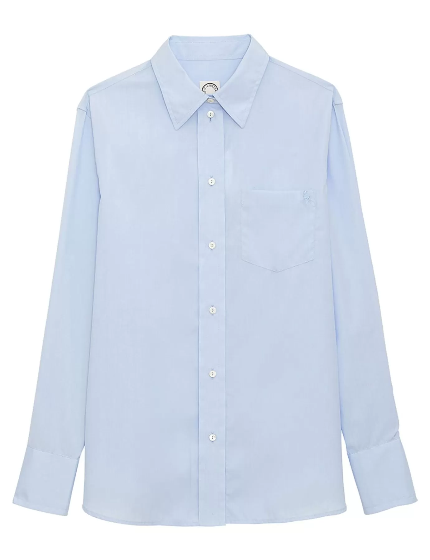 Ines De La Fressange Paris Chemise Maureen coton bleu clair