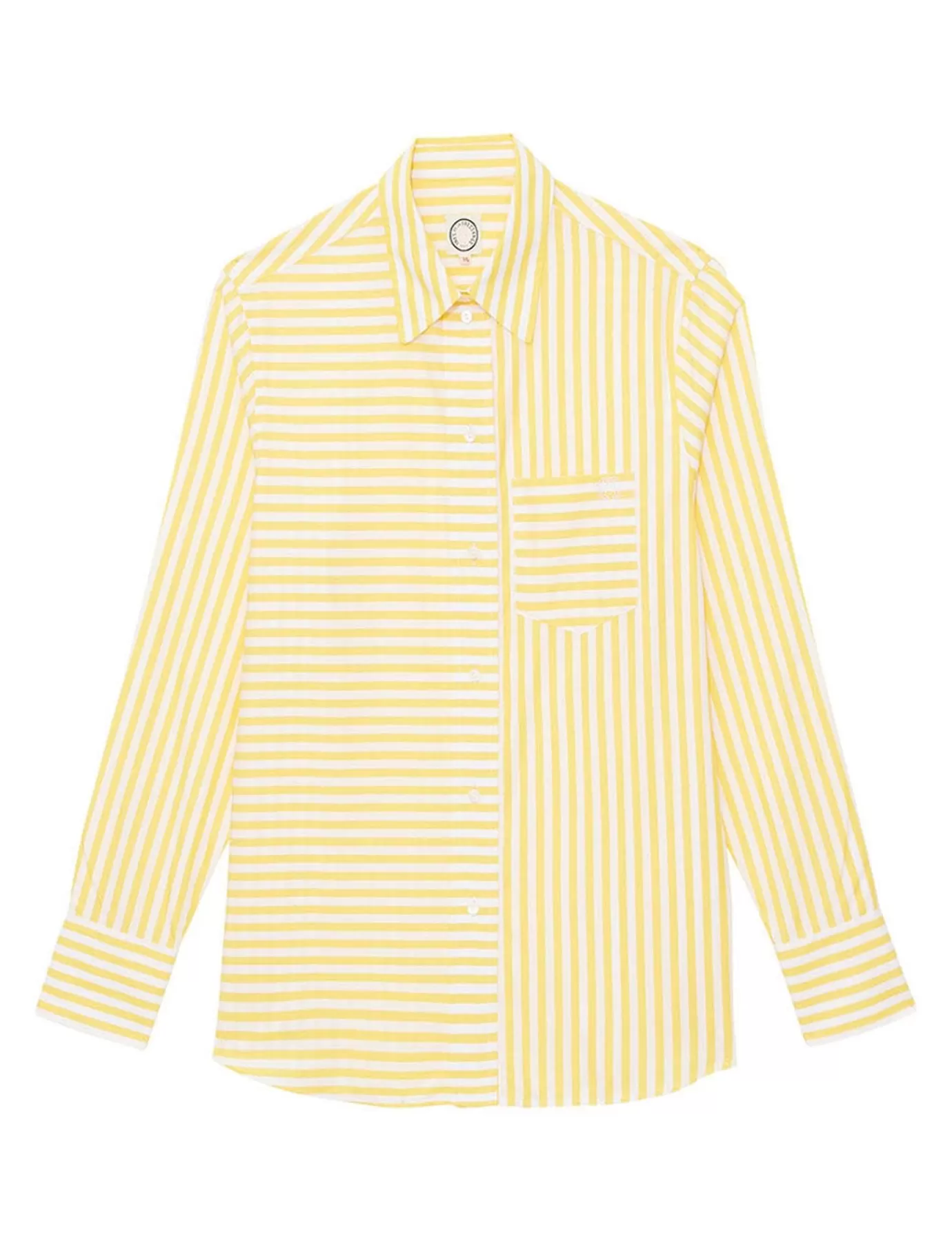 Ines De La Fressange Paris Chemise Maureen rayée jaune