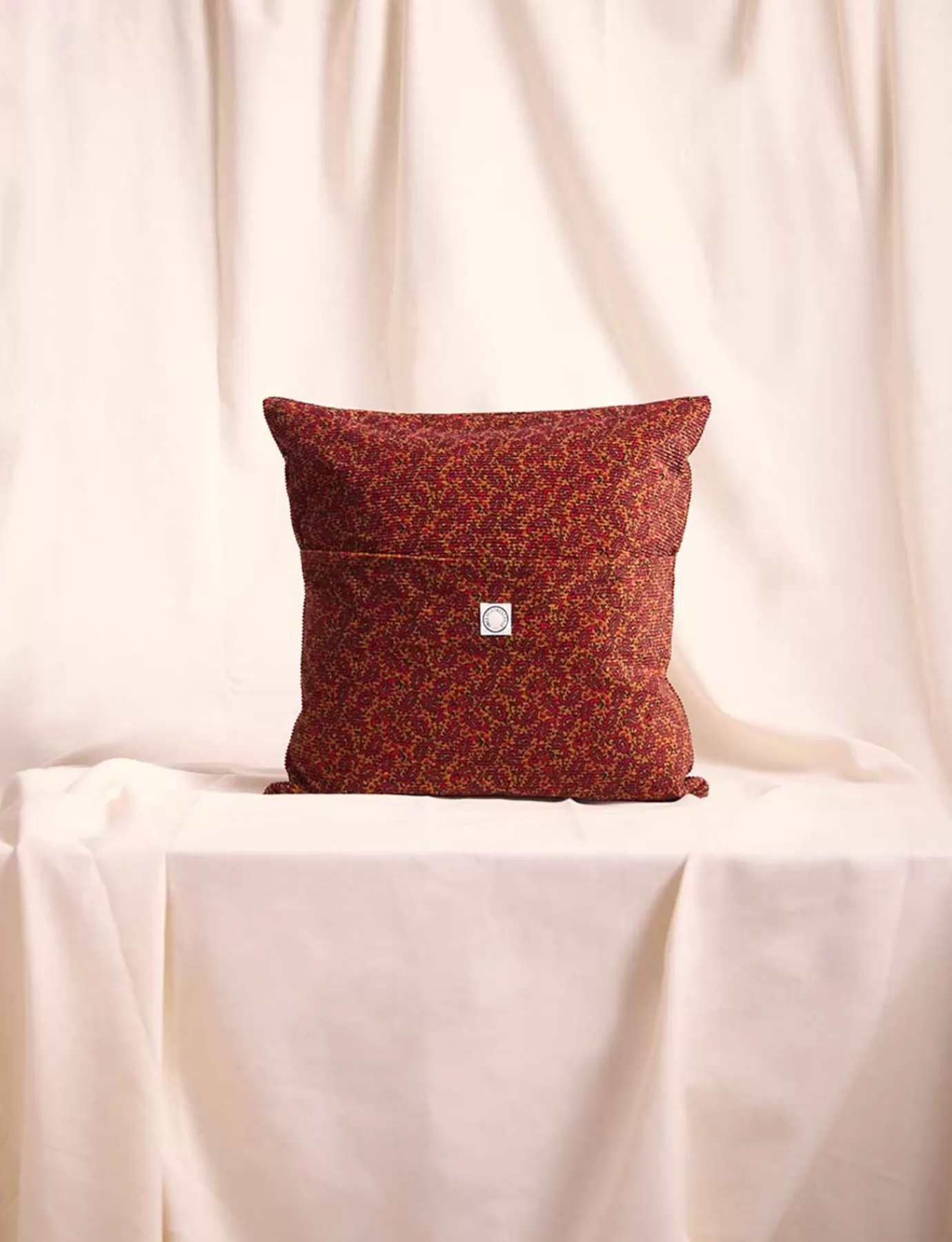 Ines De La Fressange Paris Coussin Sandy velours côtelé upcyclé