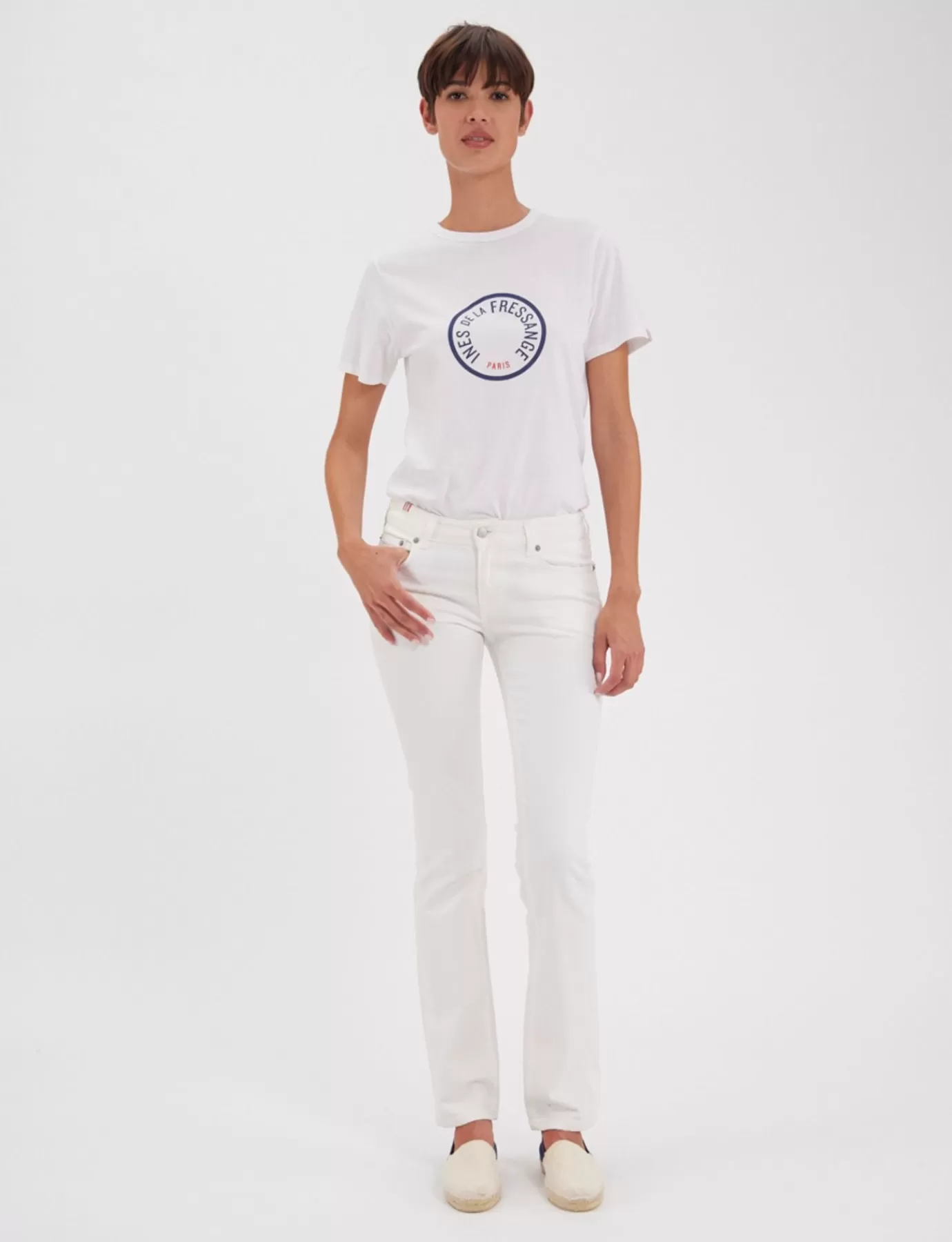 Ines De La Fressange Paris Denim Anemone blanc