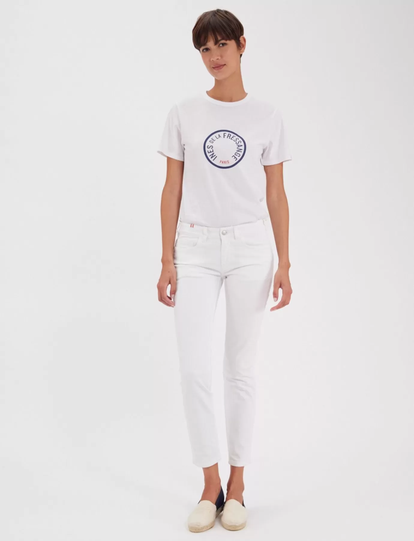 Ines De La Fressange Paris Denim Bamboo blanc