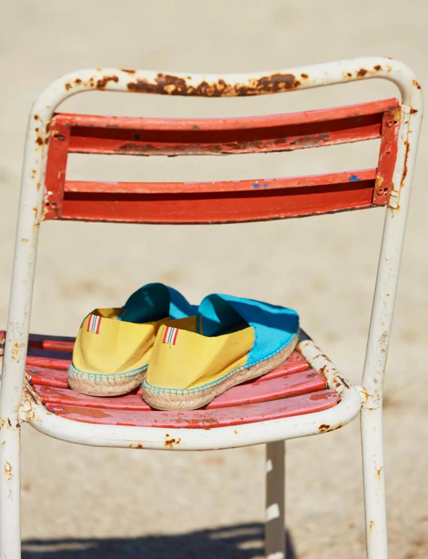 Ines De La Fressange Paris Espadrilles Aglae turquoise-jaune