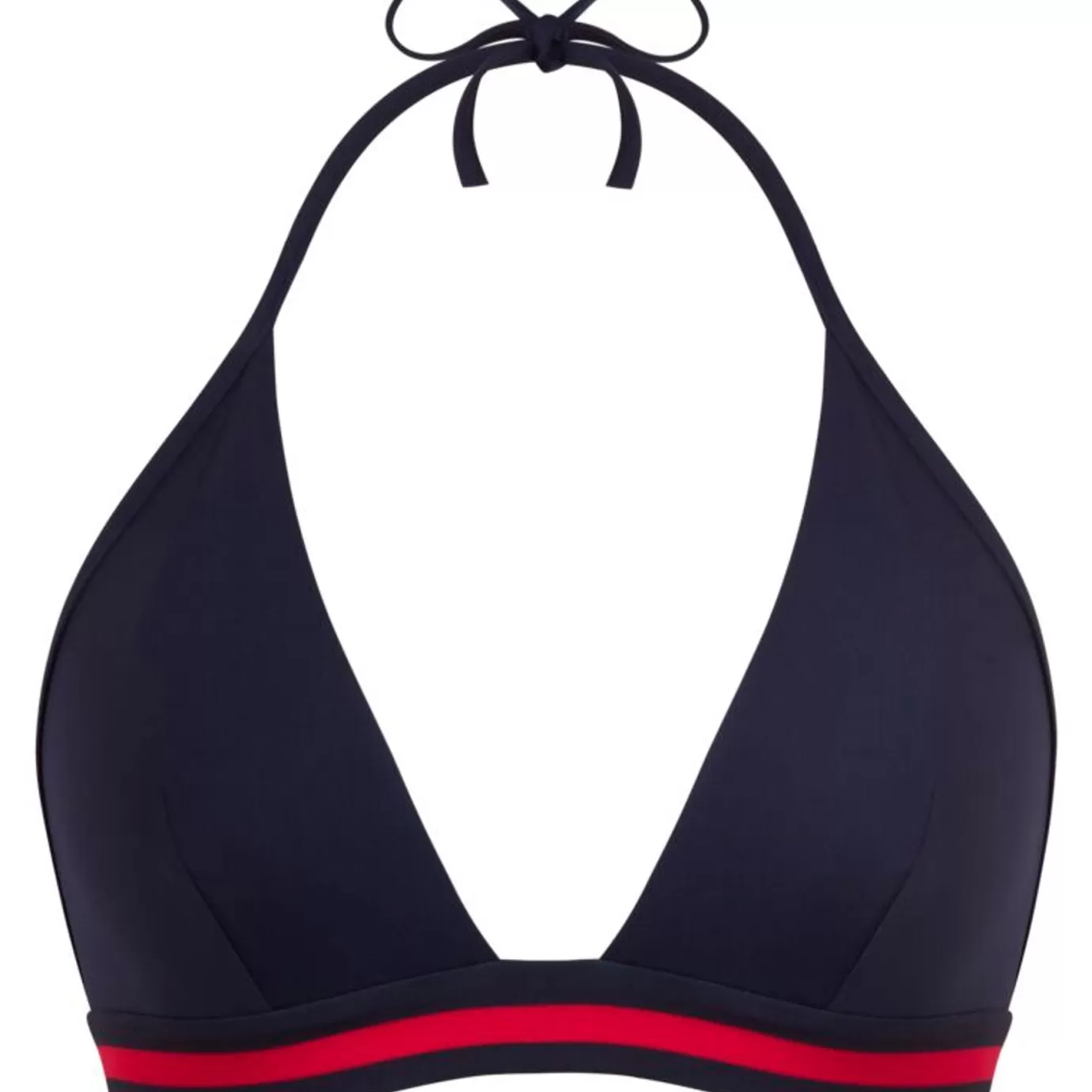 Ines De La Fressange Paris Flèche, haut de maillot de bain femme uni bleu, Ines x Vilebrequin