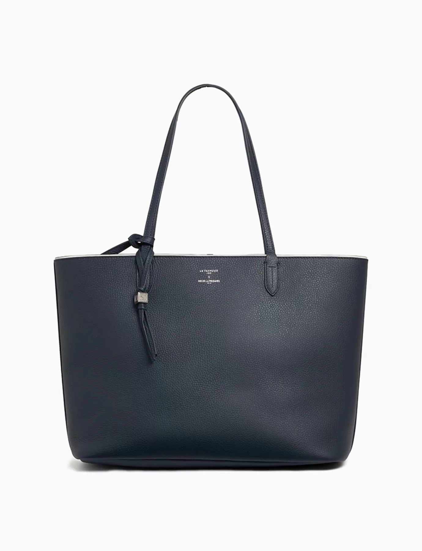 Femme Ines De La Fressange Paris Grand sac cabas bleu Ines x Le Tanneur