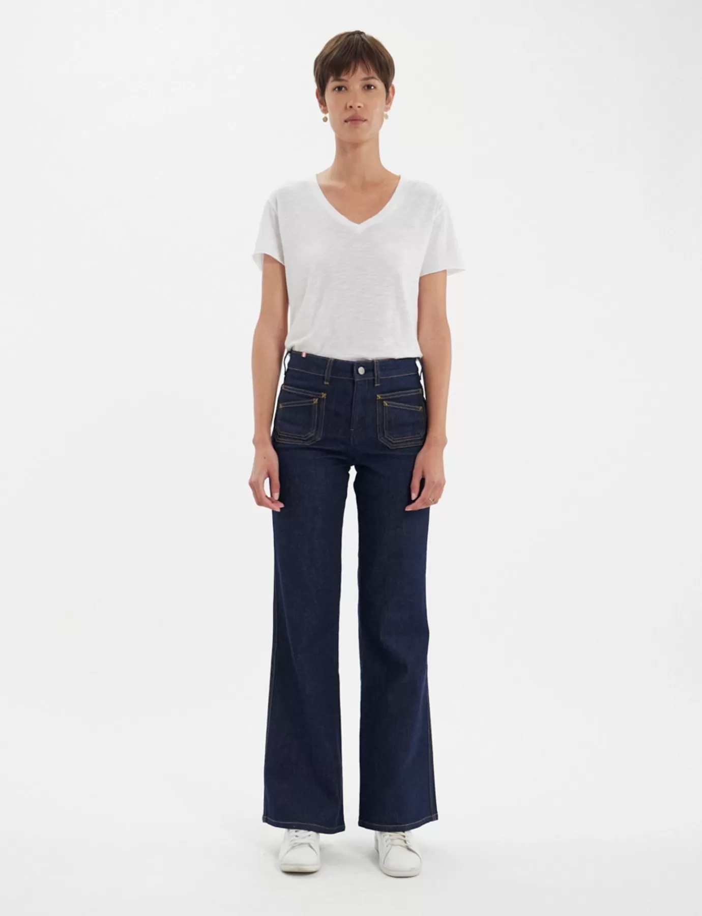 Ines De La Fressange Paris Jean Rick Denim Navy