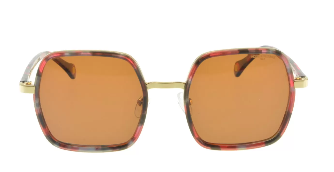 Ines De La Fressange Paris Lunettes de soleil Katherine rose gris