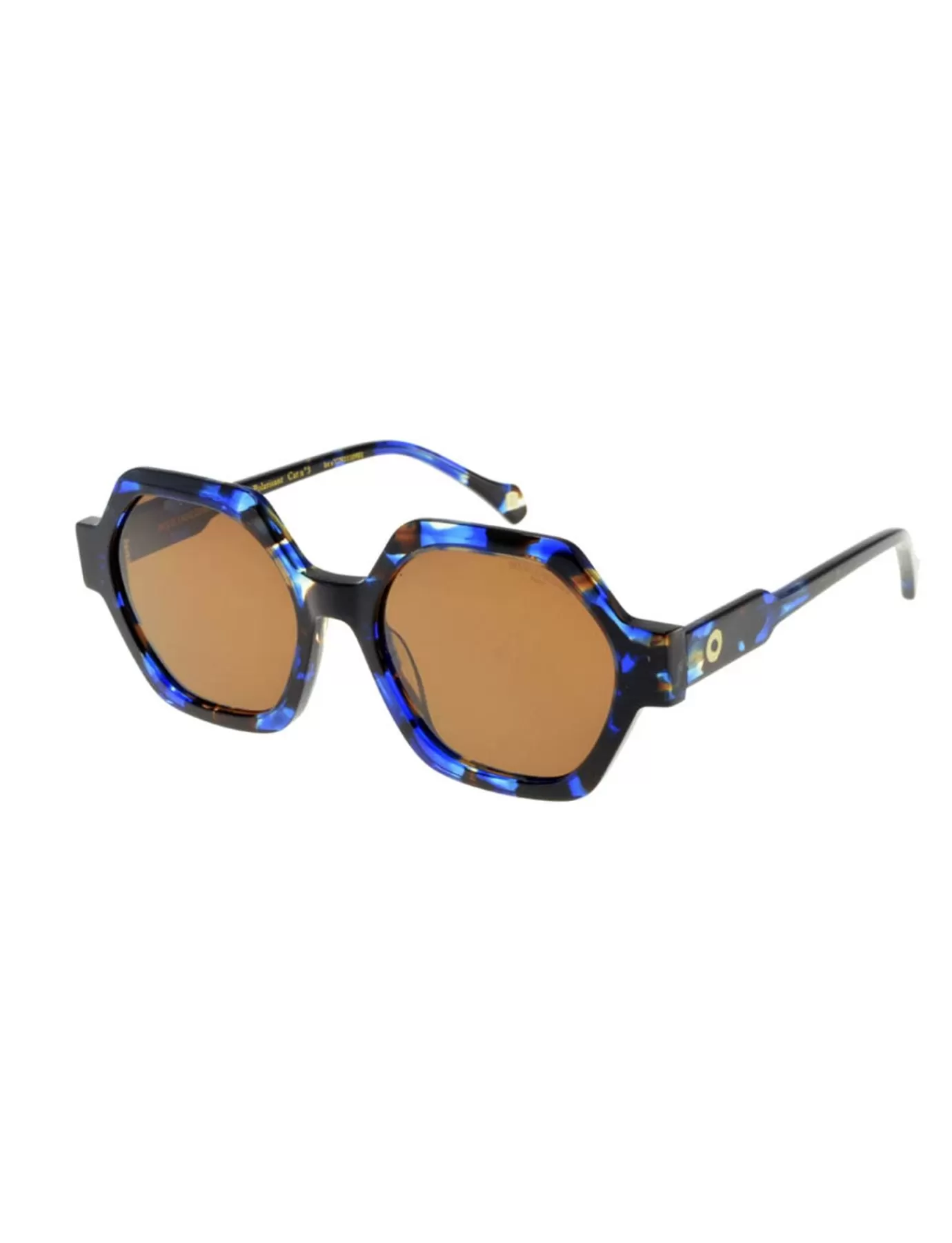 Ines De La Fressange Paris Lunettes de soleil Marion bleues écailles