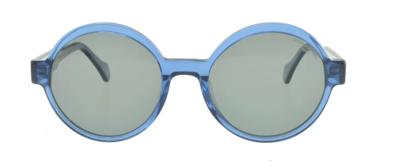 Ines De La Fressange Paris Lunettes de soleil Scarlett bleues cristal