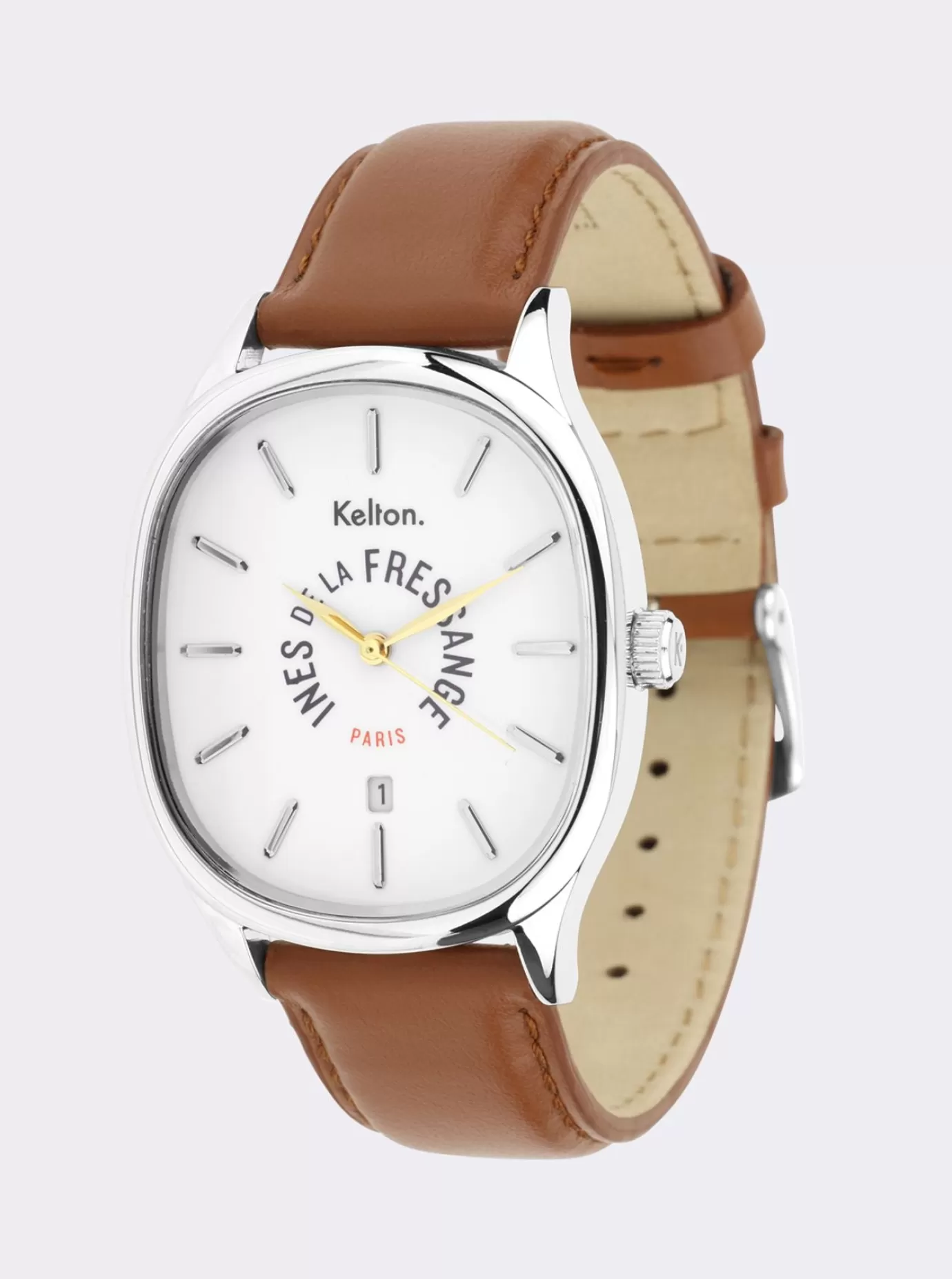 Ines De La Fressange Paris Montre Grande Colorama camel Kelton x