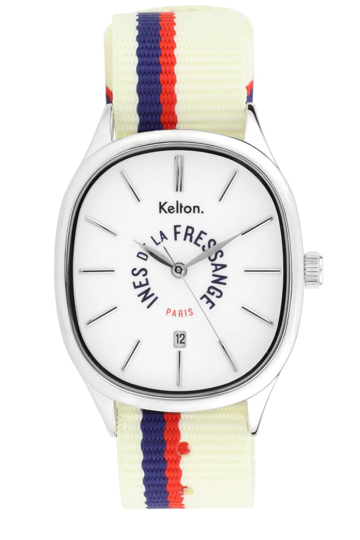 Ines De La Fressange Paris Montre Grande Colorama Sport écru Kelton x
