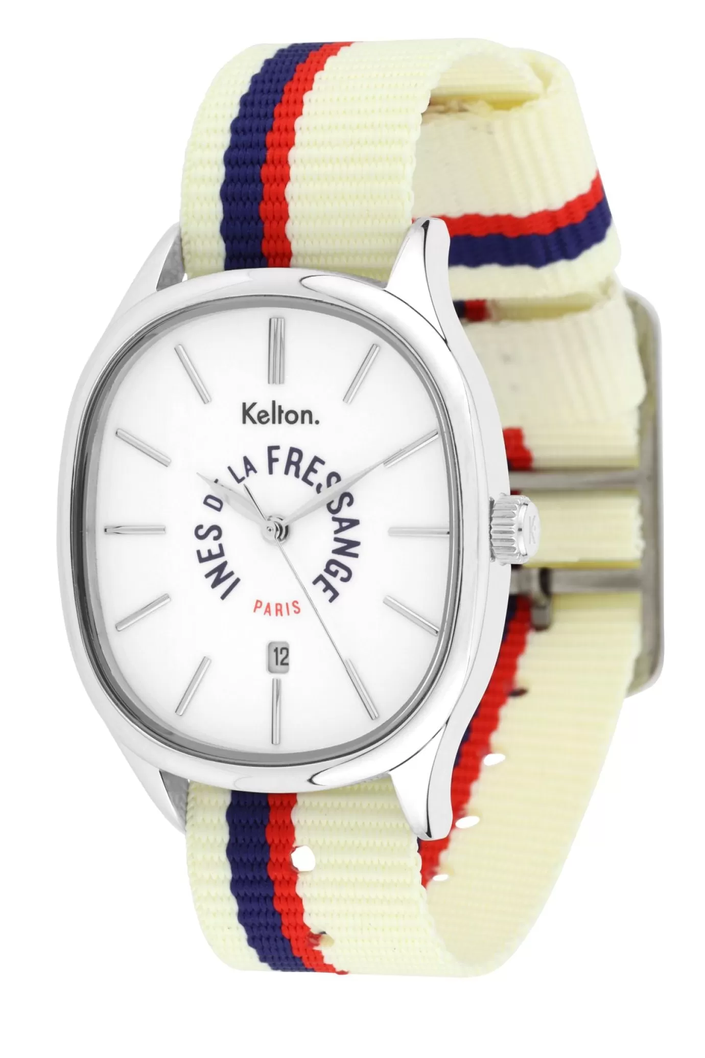 Ines De La Fressange Paris Montre Grande Colorama Sport écru Kelton x