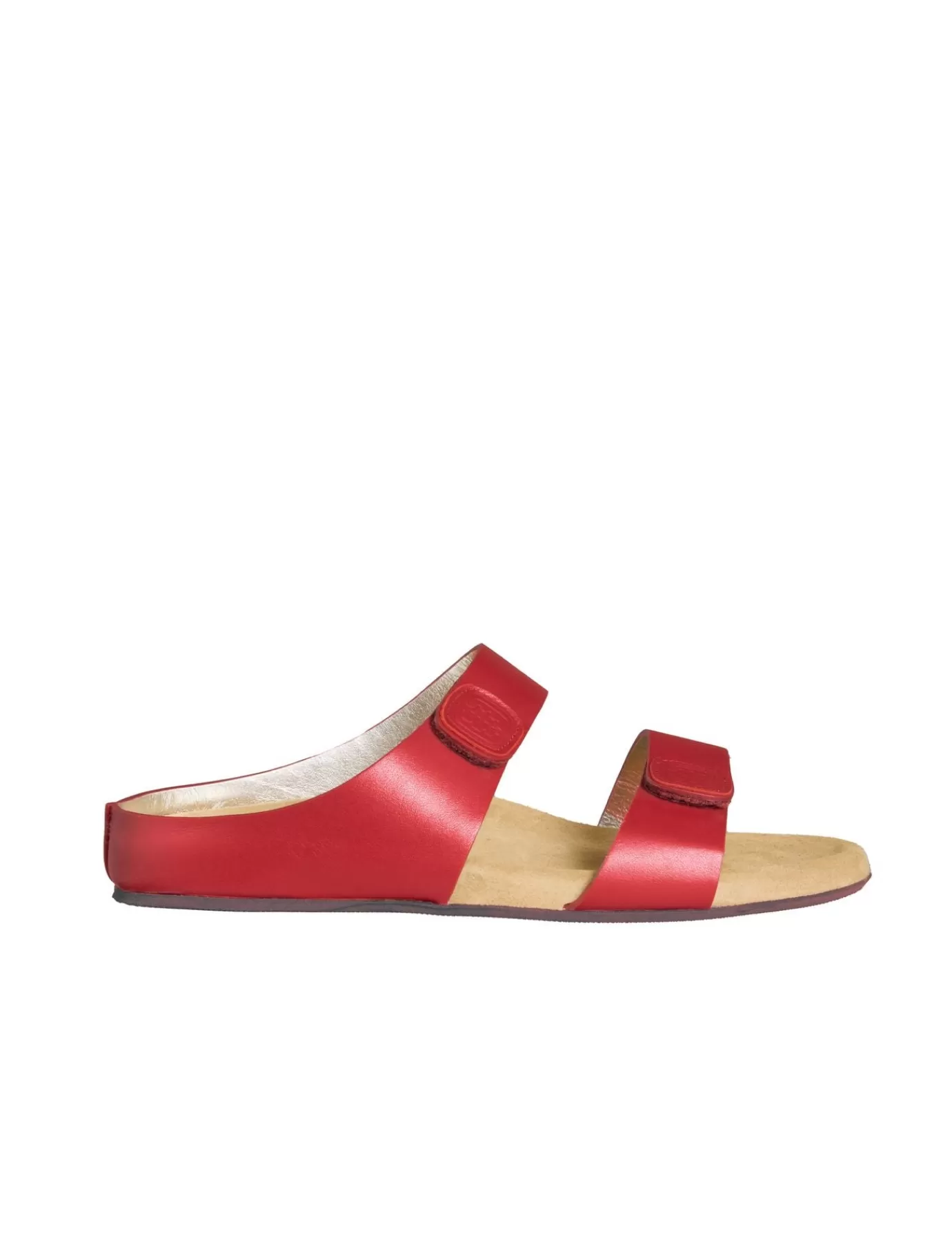 Ines De La Fressange Paris Mules Delia cuir rouge