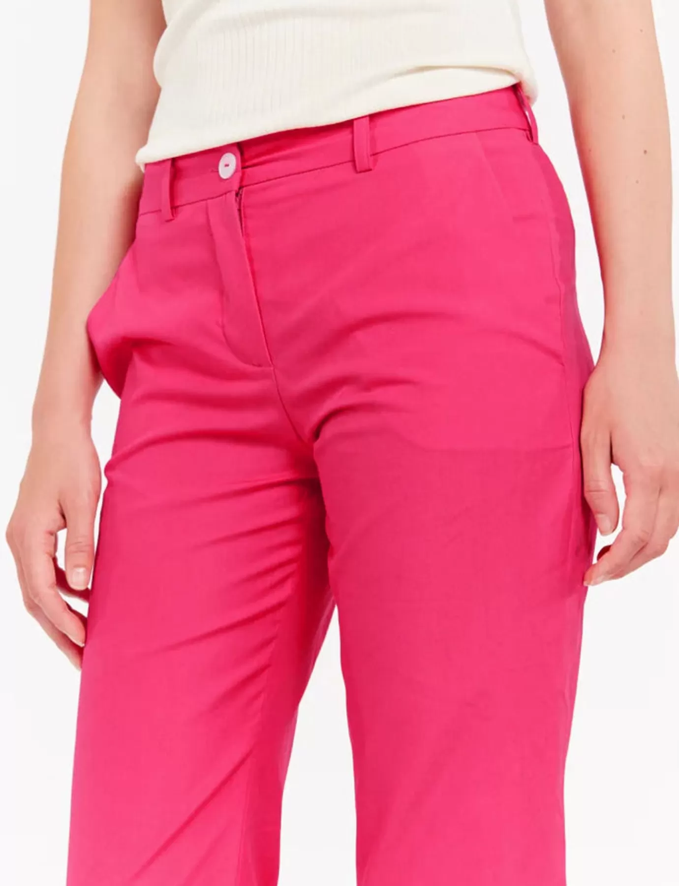 Ines De La Fressange Paris Pantalon Francesca rose