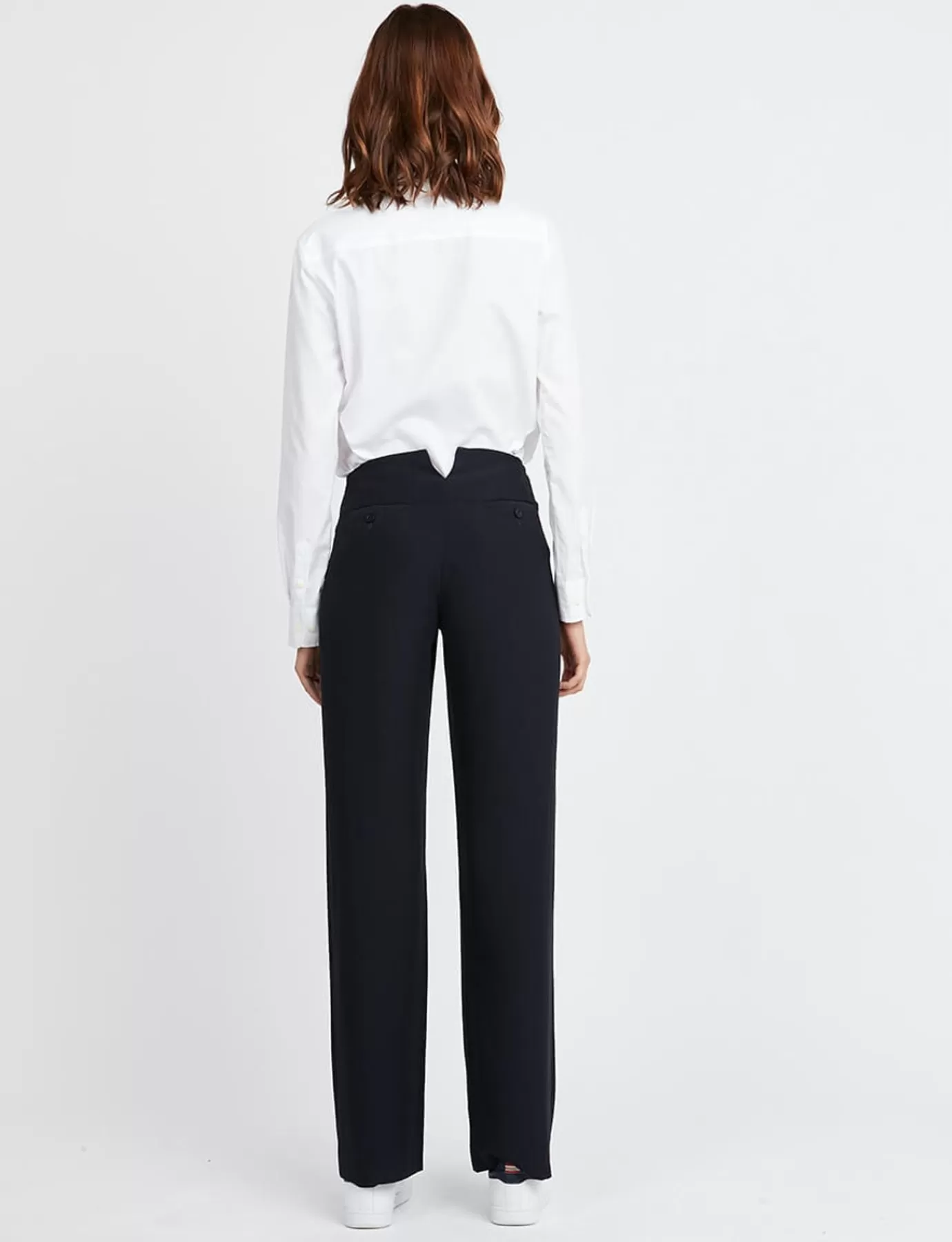 Ines De La Fressange Paris Pantalon Gabriel bleu marine