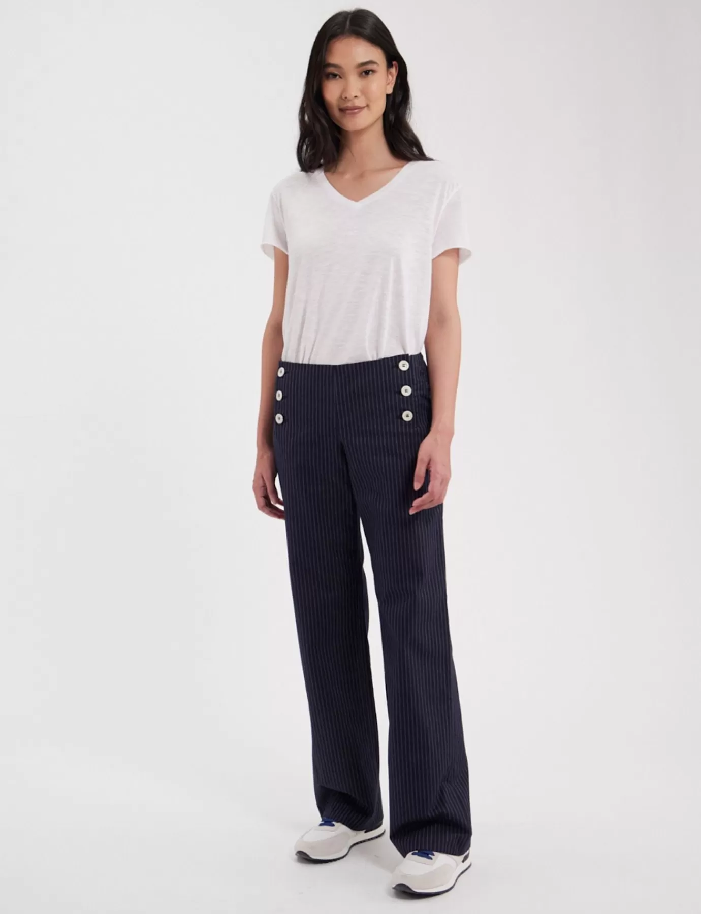 Ines De La Fressange Paris Pantalon Gabriel Navy