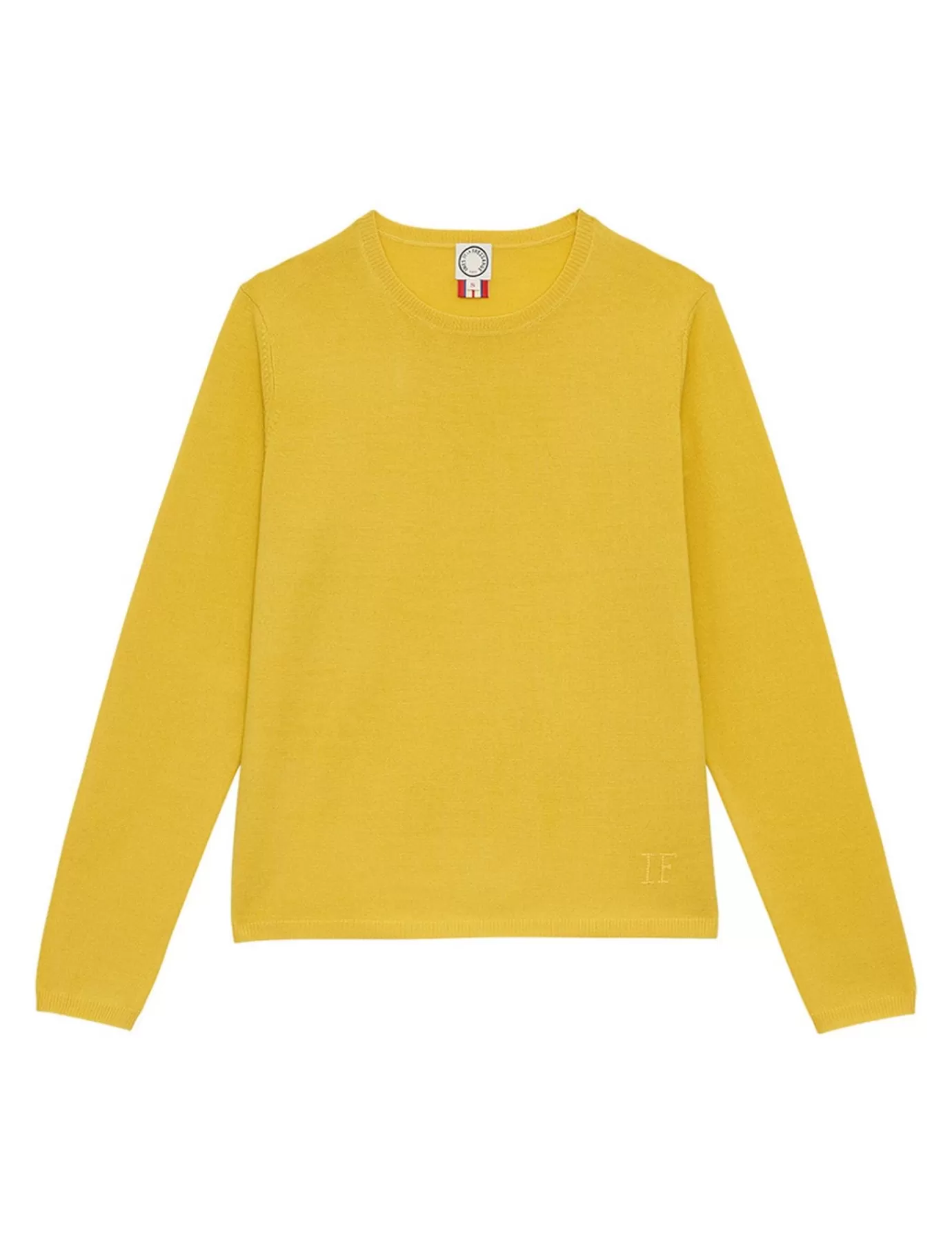 Ines De La Fressange Paris Pull Angelina laine mérinos jaune