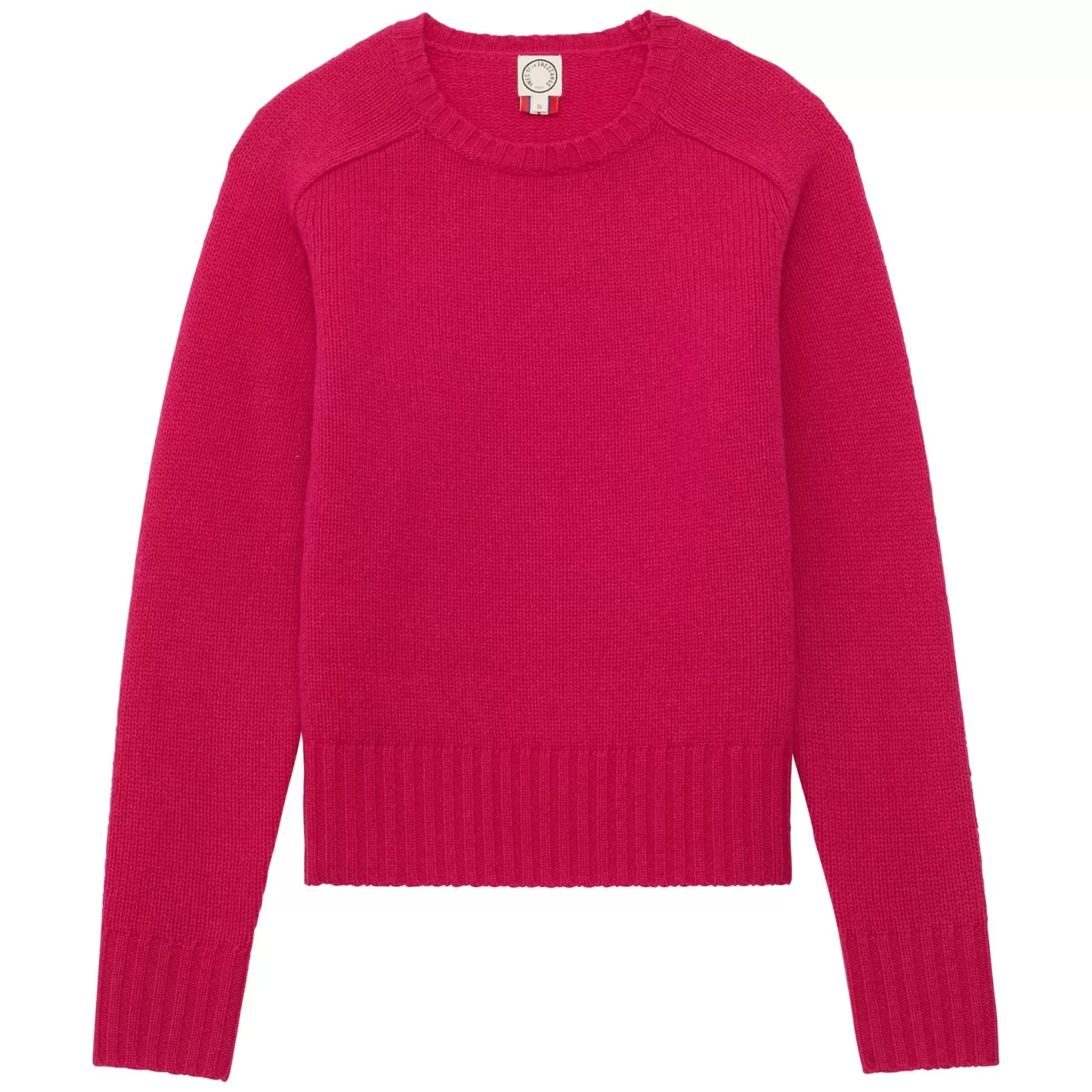 Ines De La Fressange Paris Pull Arthur en laine et cachemire fuschia