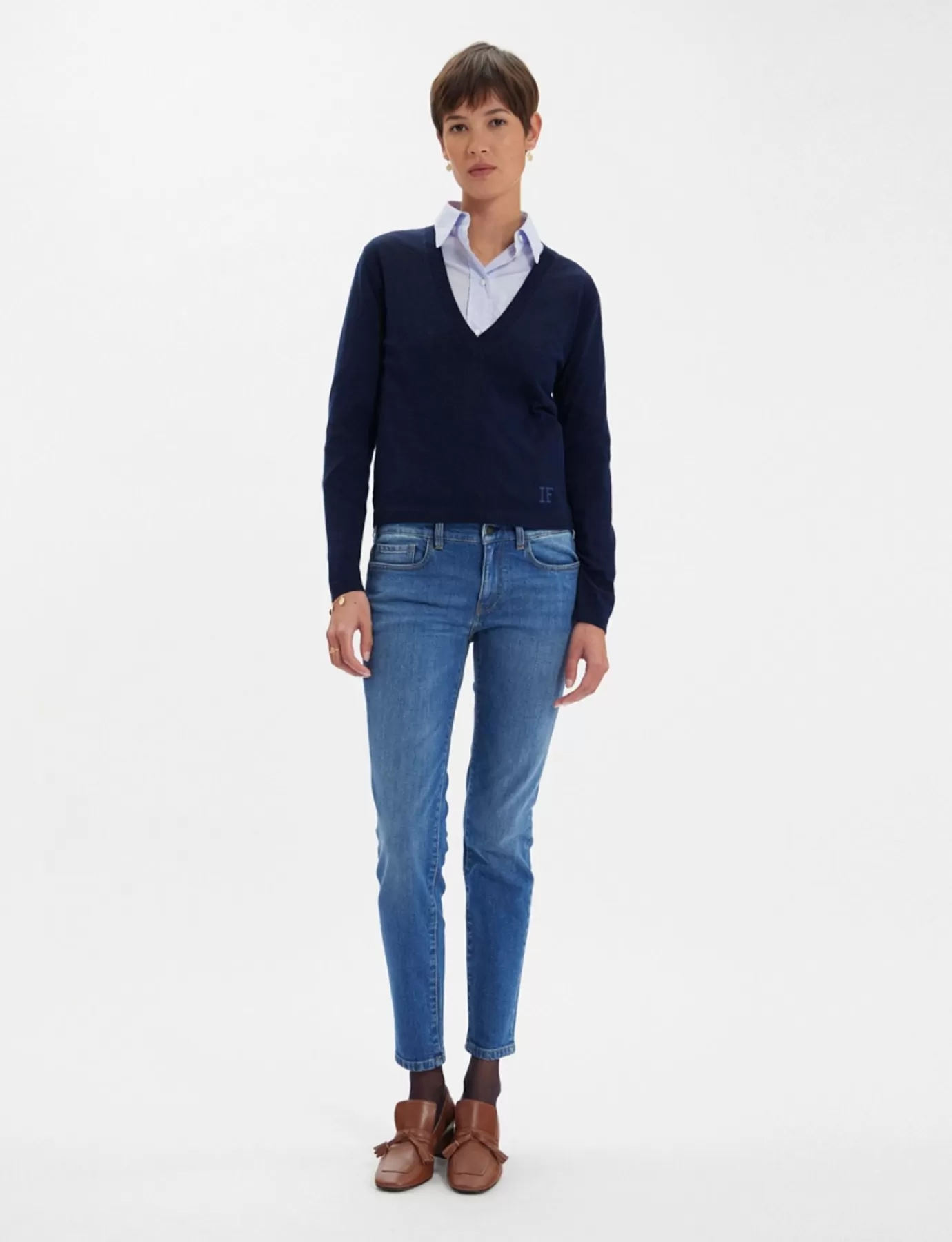 Ines De La Fressange Paris Pull Morgana marine