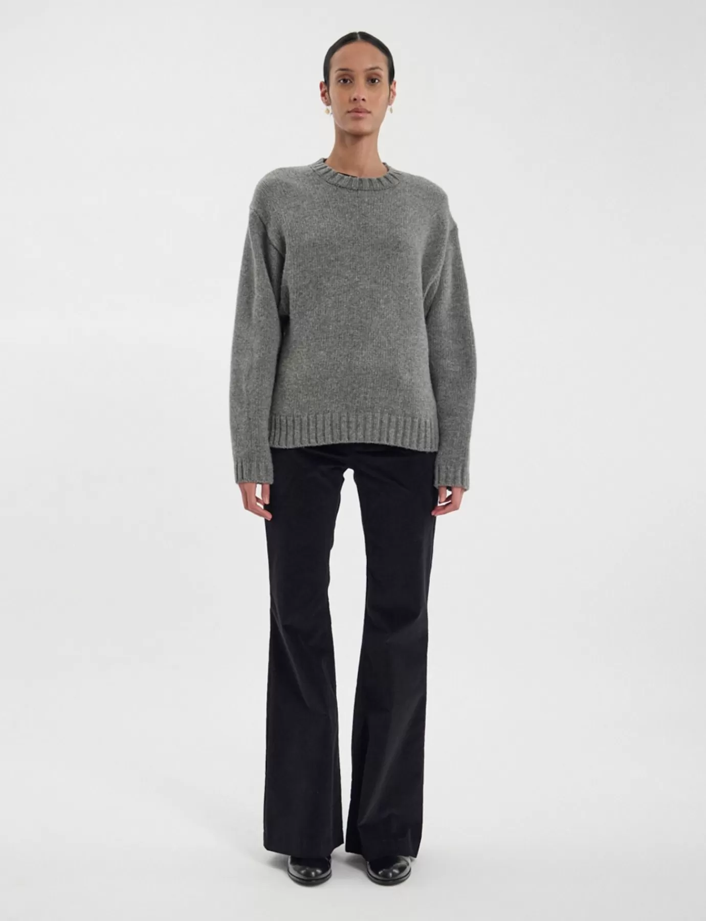 Ines De La Fressange Paris Pull Paulin en laine responsable gris