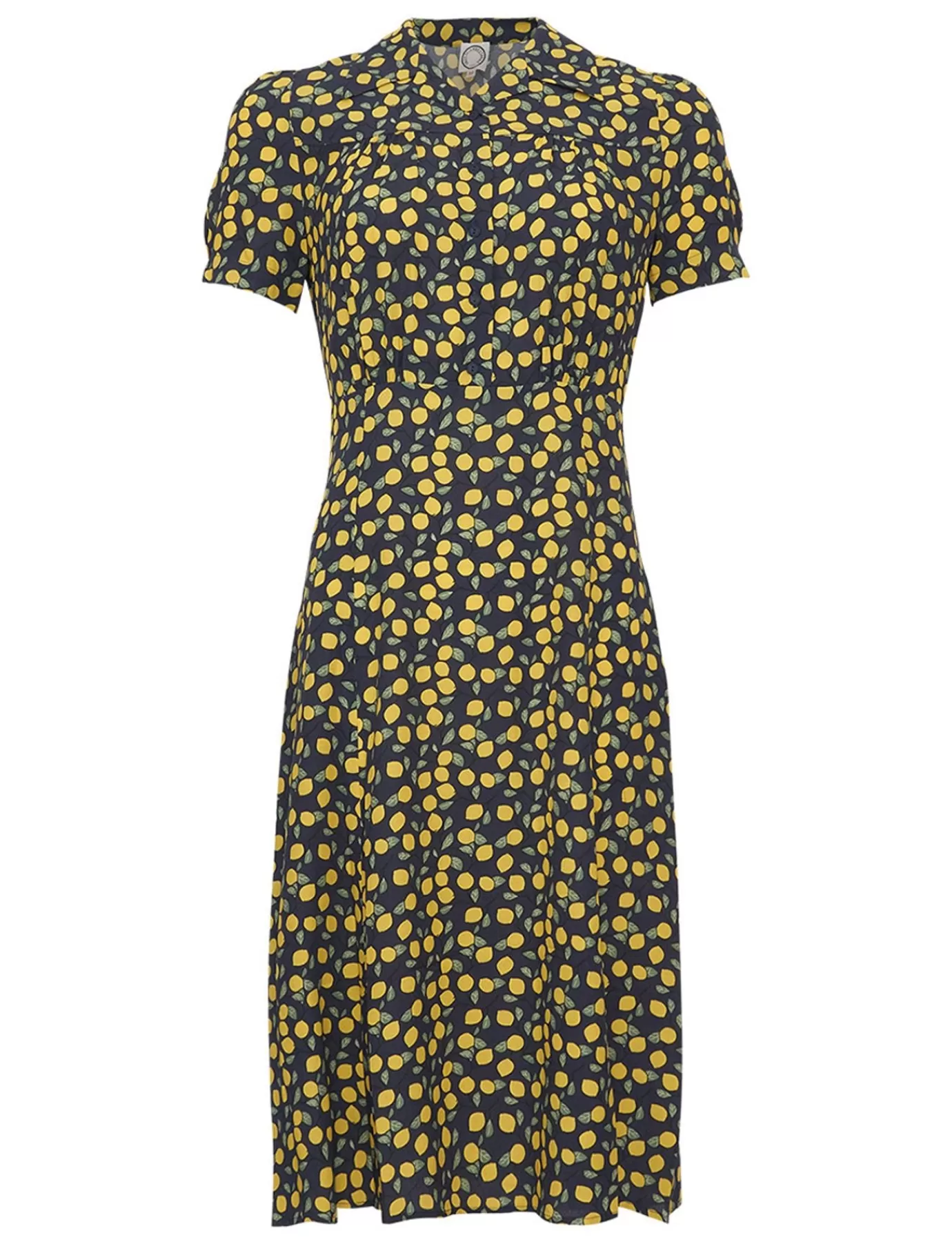 Ines De La Fressange Paris Robe Angèle imprimé Lemon-Navy