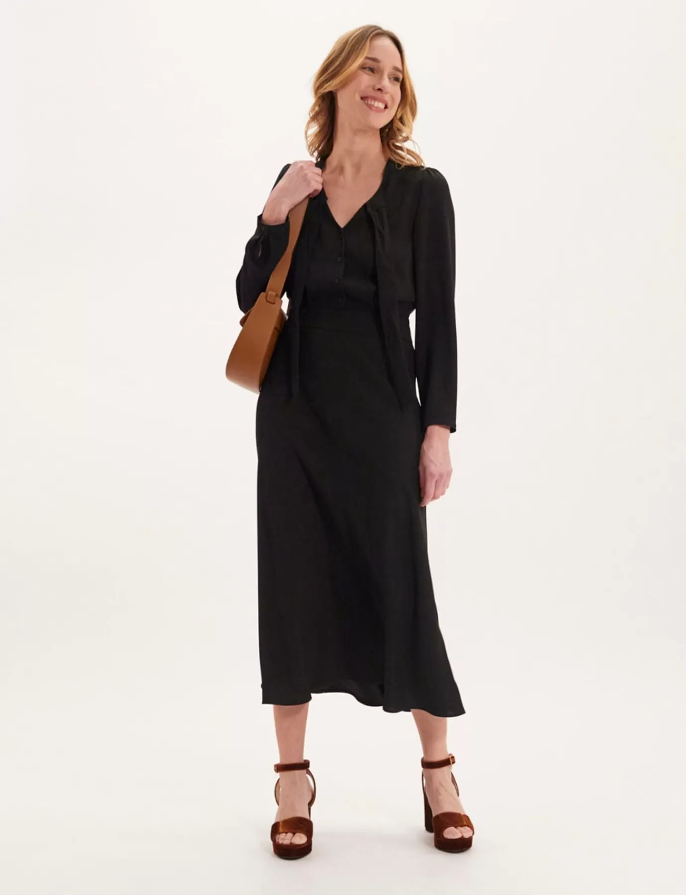 Ines De La Fressange Paris Robe Ariel noire