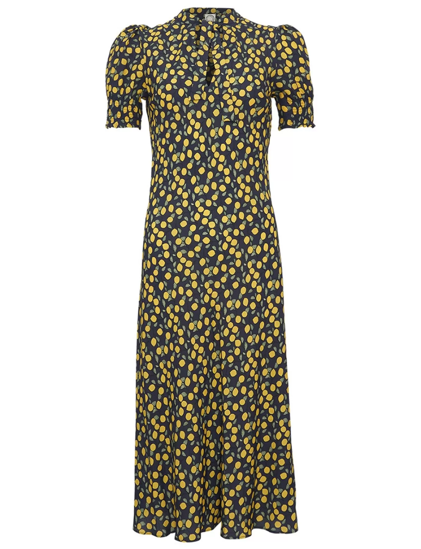 Ines De La Fressange Paris Robe Cerise imprimé Lemon-Navy