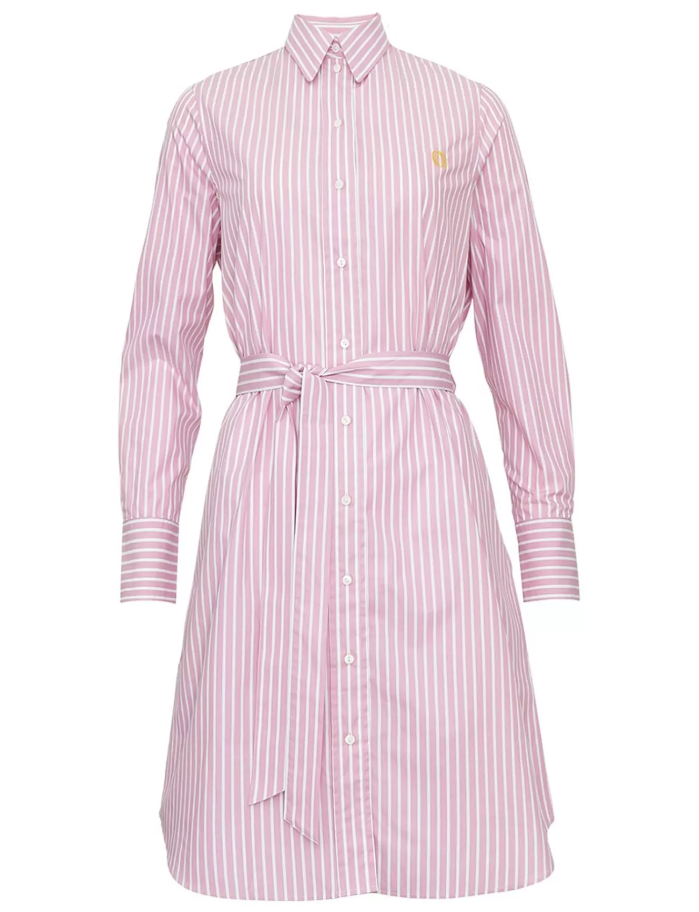 Ines De La Fressange Paris Robe-chemise Amour blanche et rose