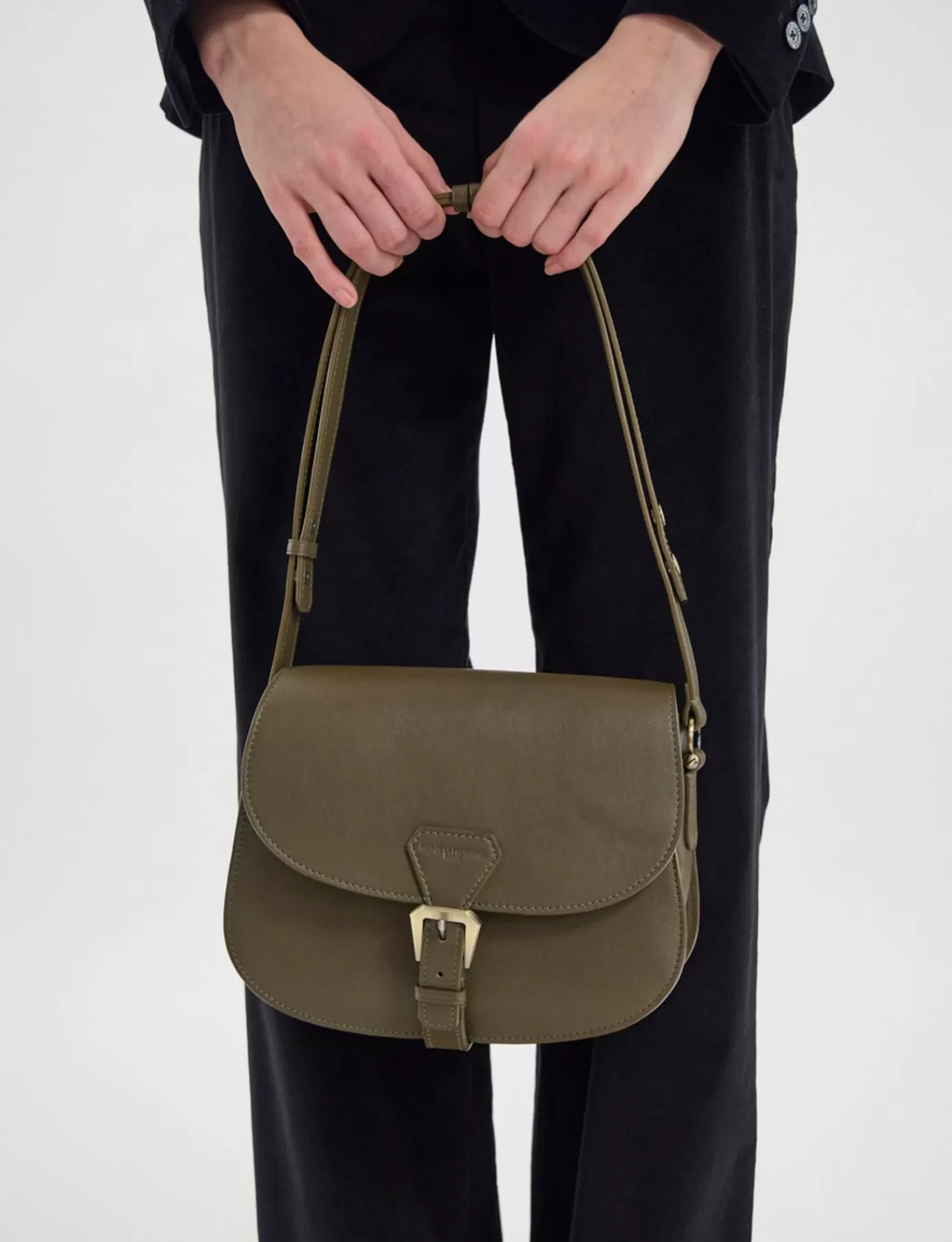 Femme Ines De La Fressange Paris Sac à main Flâneur marron-taupe