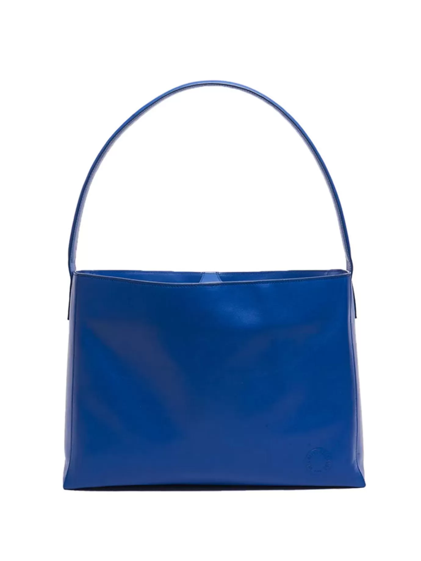 Femme Ines De La Fressange Paris Sac cabas cuir Léonore grand format bleu cobalt