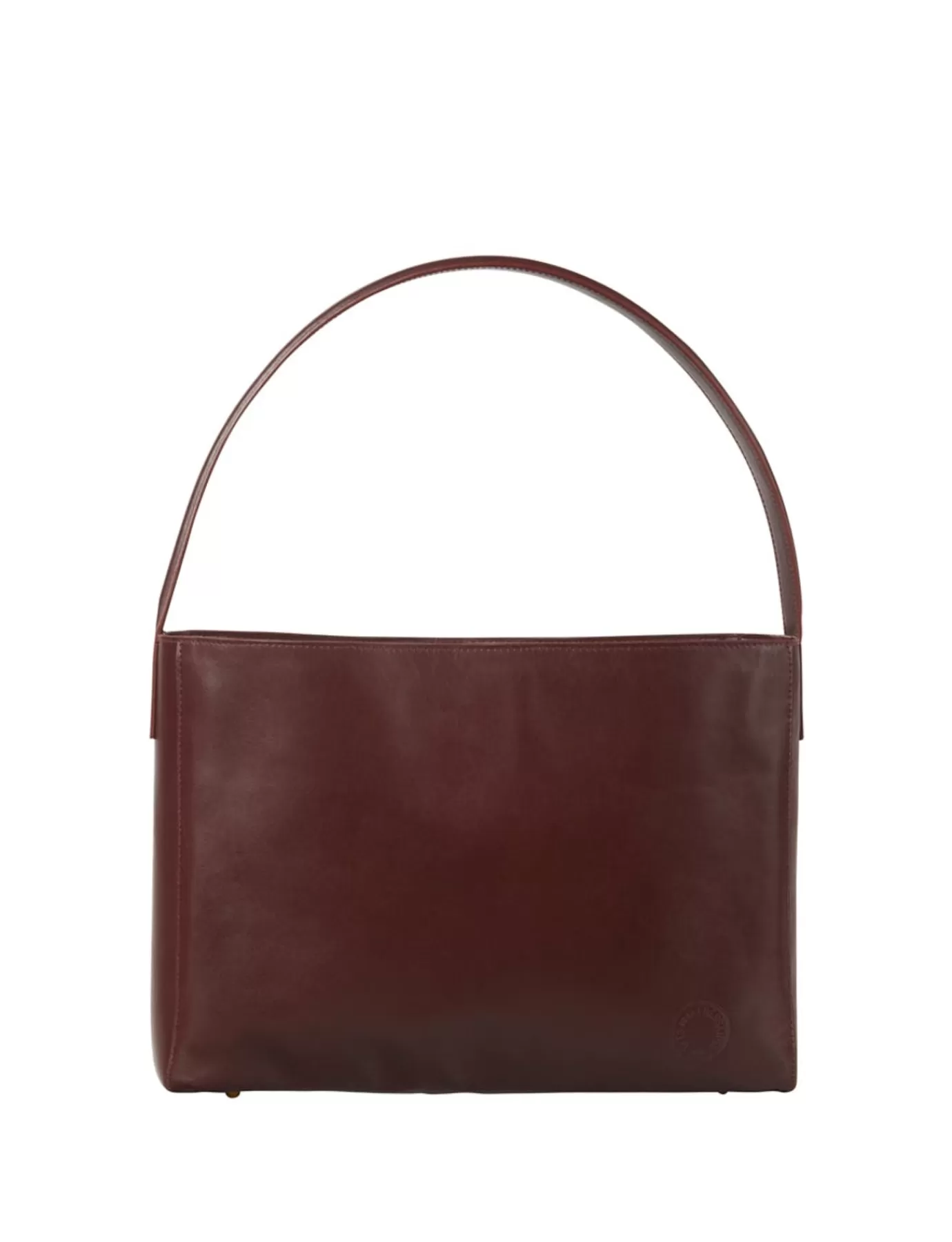 Femme Ines De La Fressange Paris Sac cabas cuir Léonore grand format bordeaux