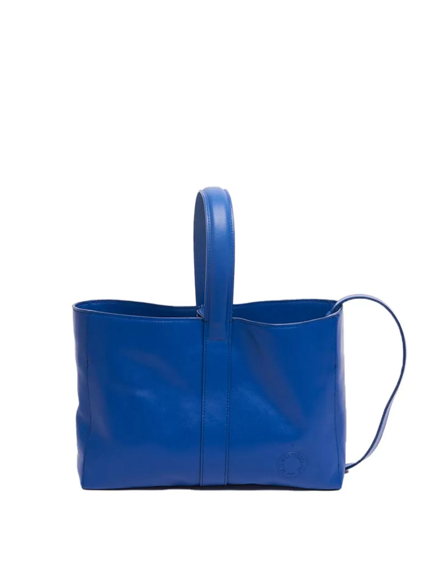 Femme Ines De La Fressange Paris Sac cabas cuir Léonore petit format bleu cobalt