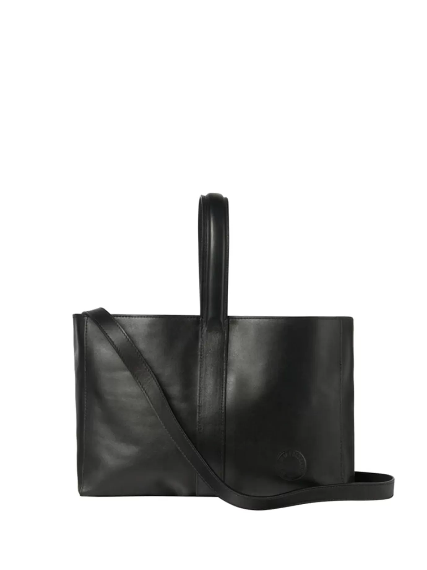 Femme Ines De La Fressange Paris Sac cabas cuir Léonore petit format noir