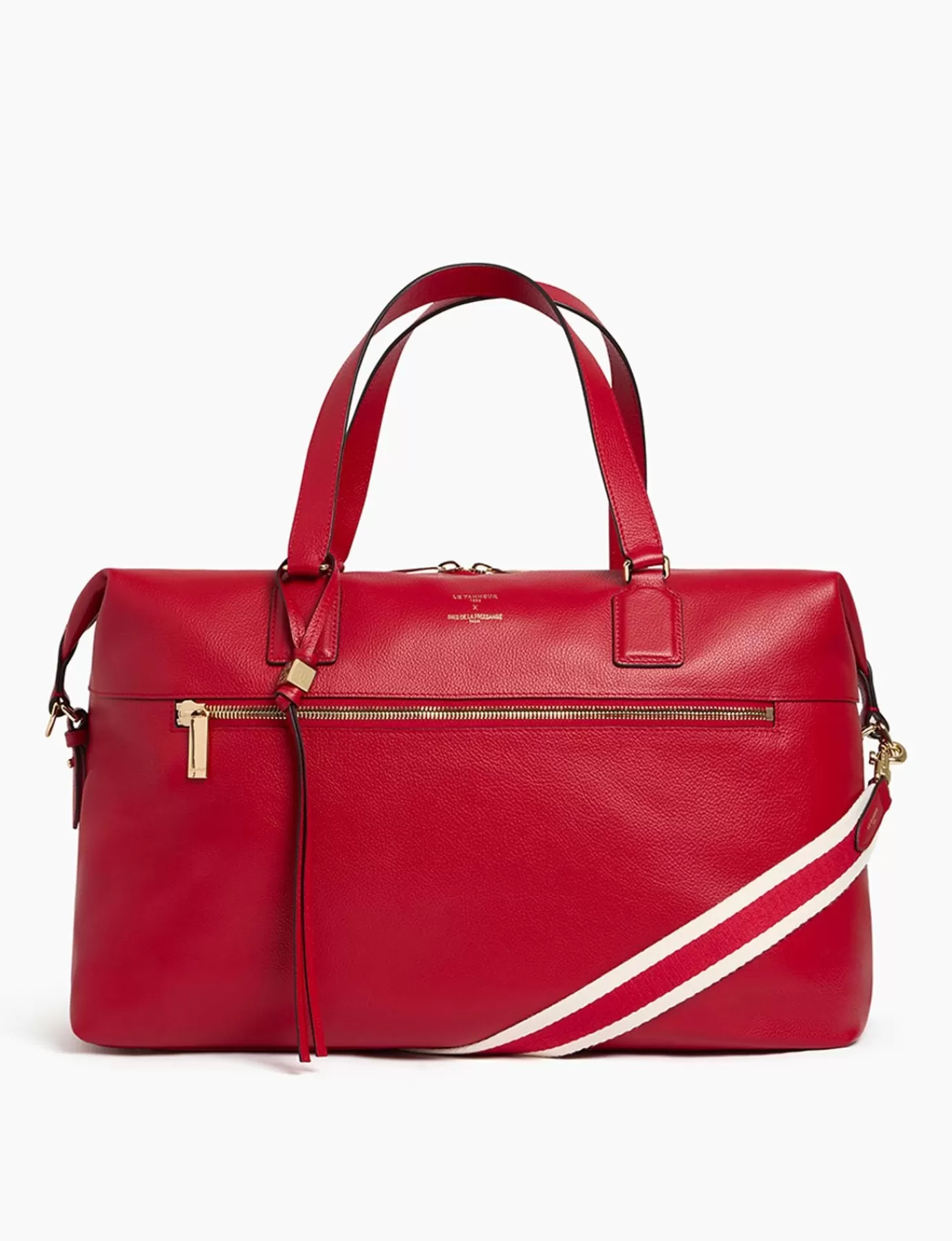 Femme Ines De La Fressange Paris Sac de voyage 24h rouge Ines x Le Tanneur