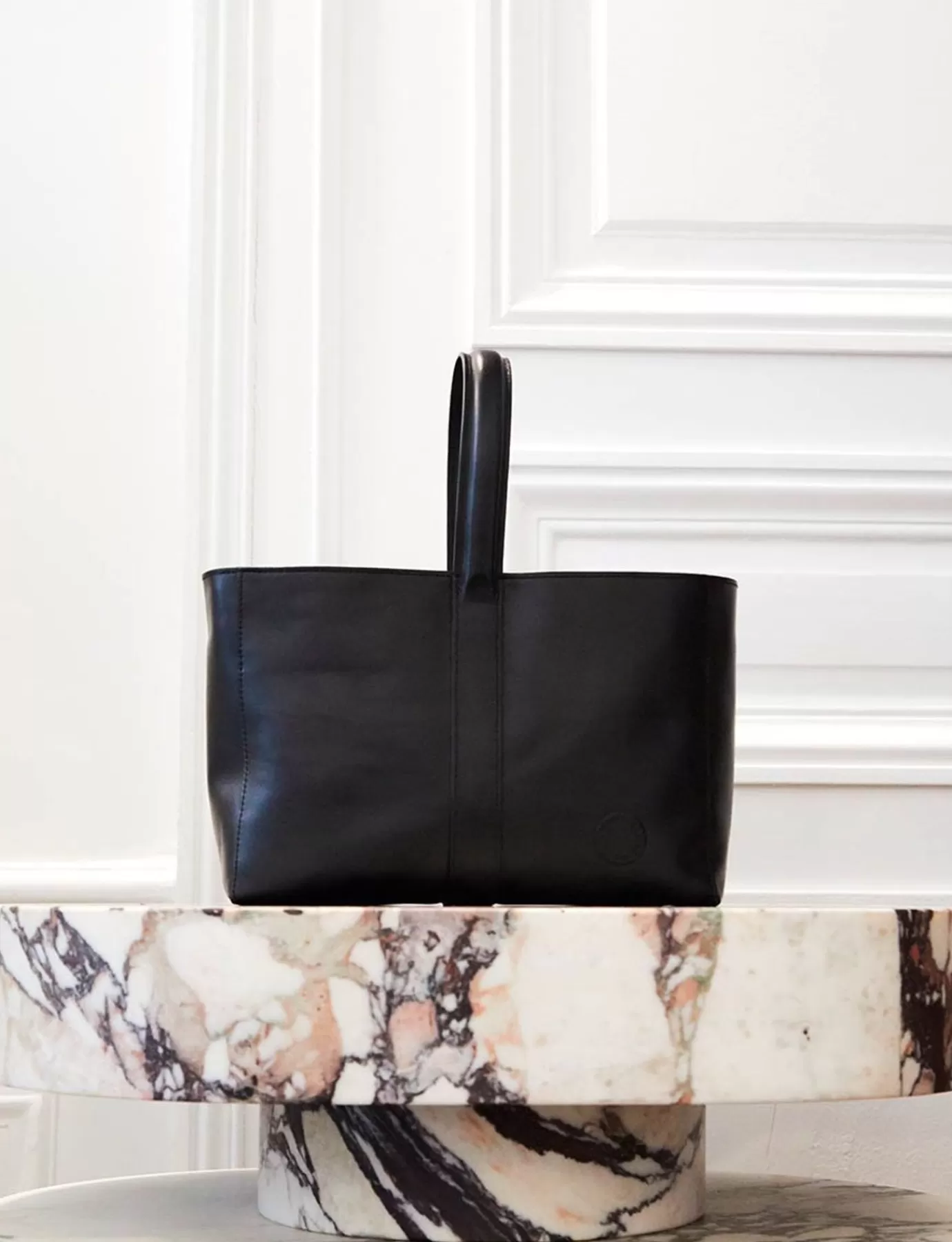 Femme Ines De La Fressange Paris Sac Léonore taille S cuir noir