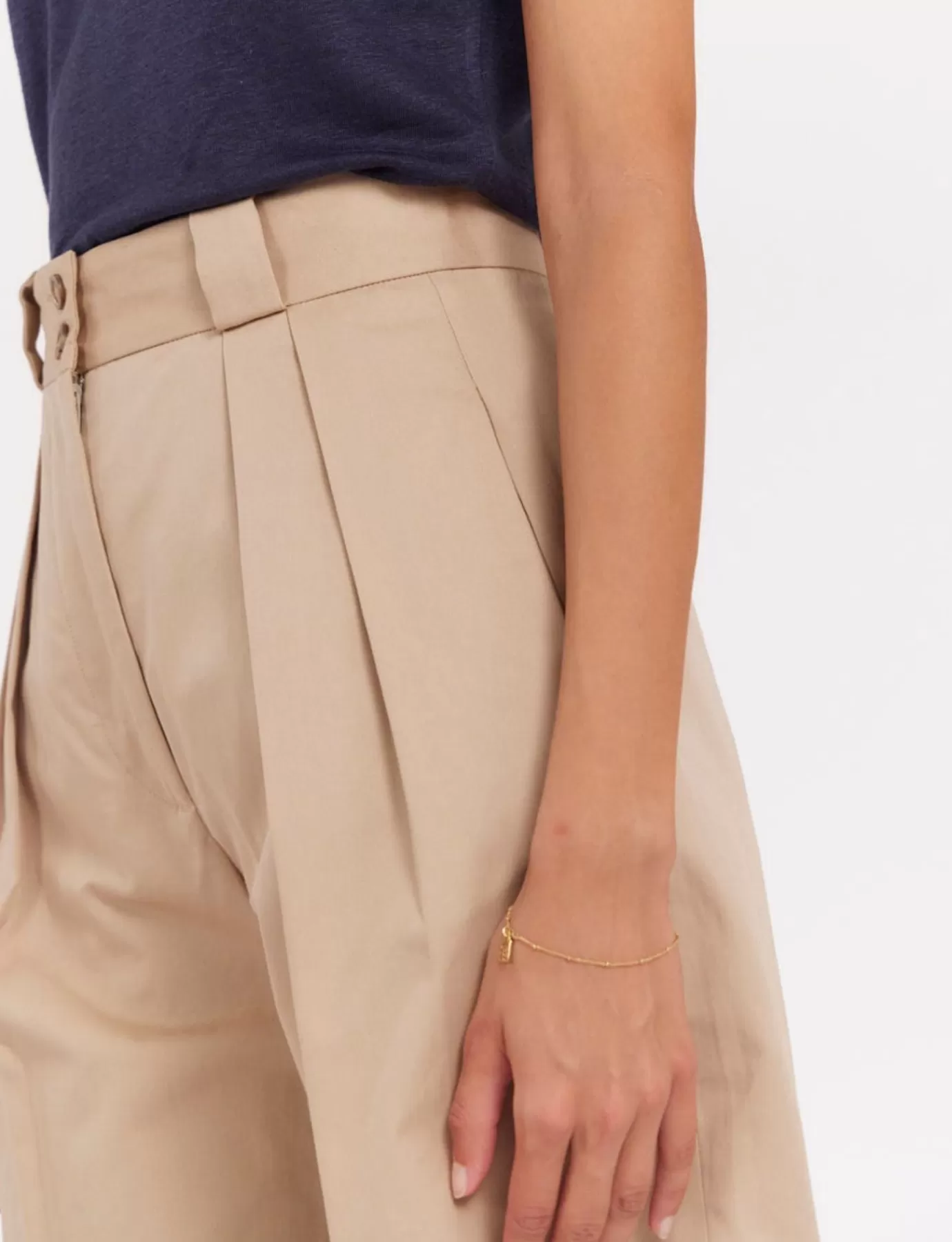 Ines De La Fressange Paris Short Odette beige