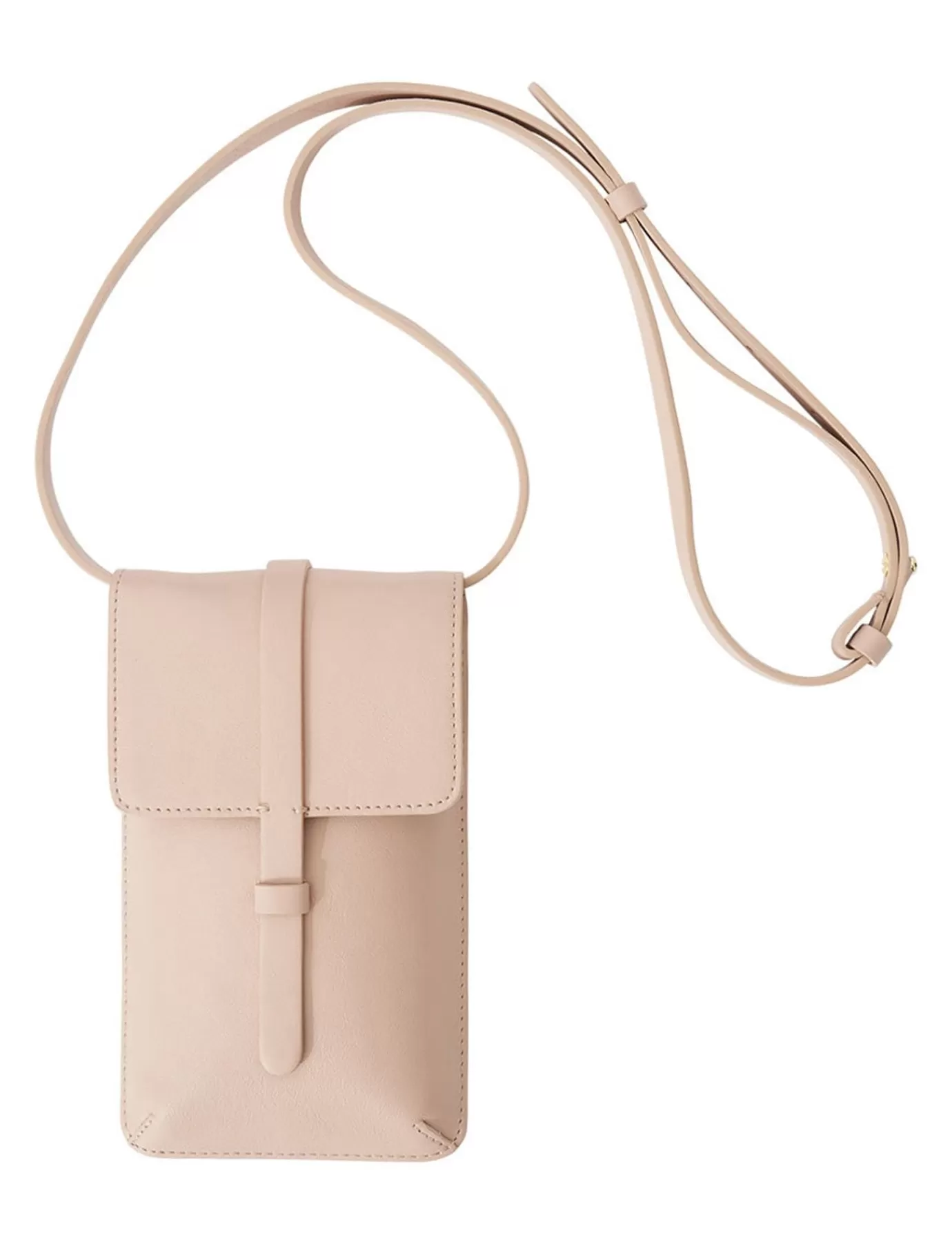 Femme Ines De La Fressange Paris Smartphone Bag Léonore cuir nude