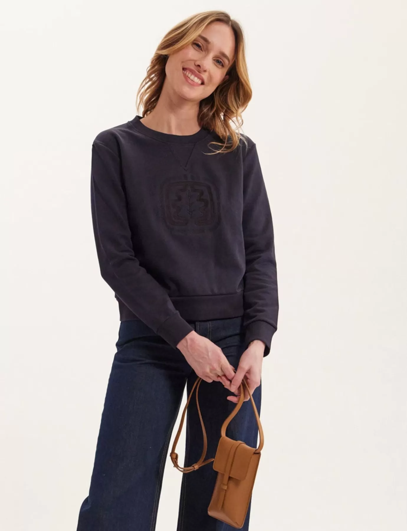 Ines De La Fressange Paris Sweater Clémence bleu marine