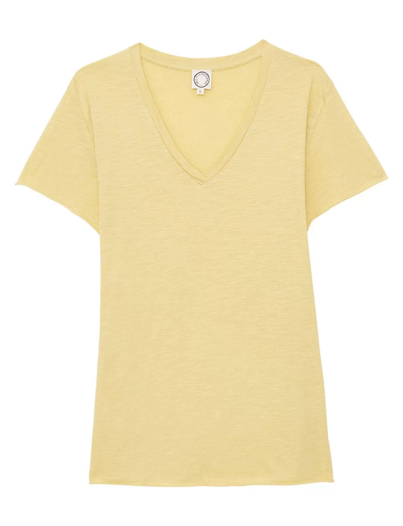 Ines De La Fressange Paris Tee shirt Katalina col V citron